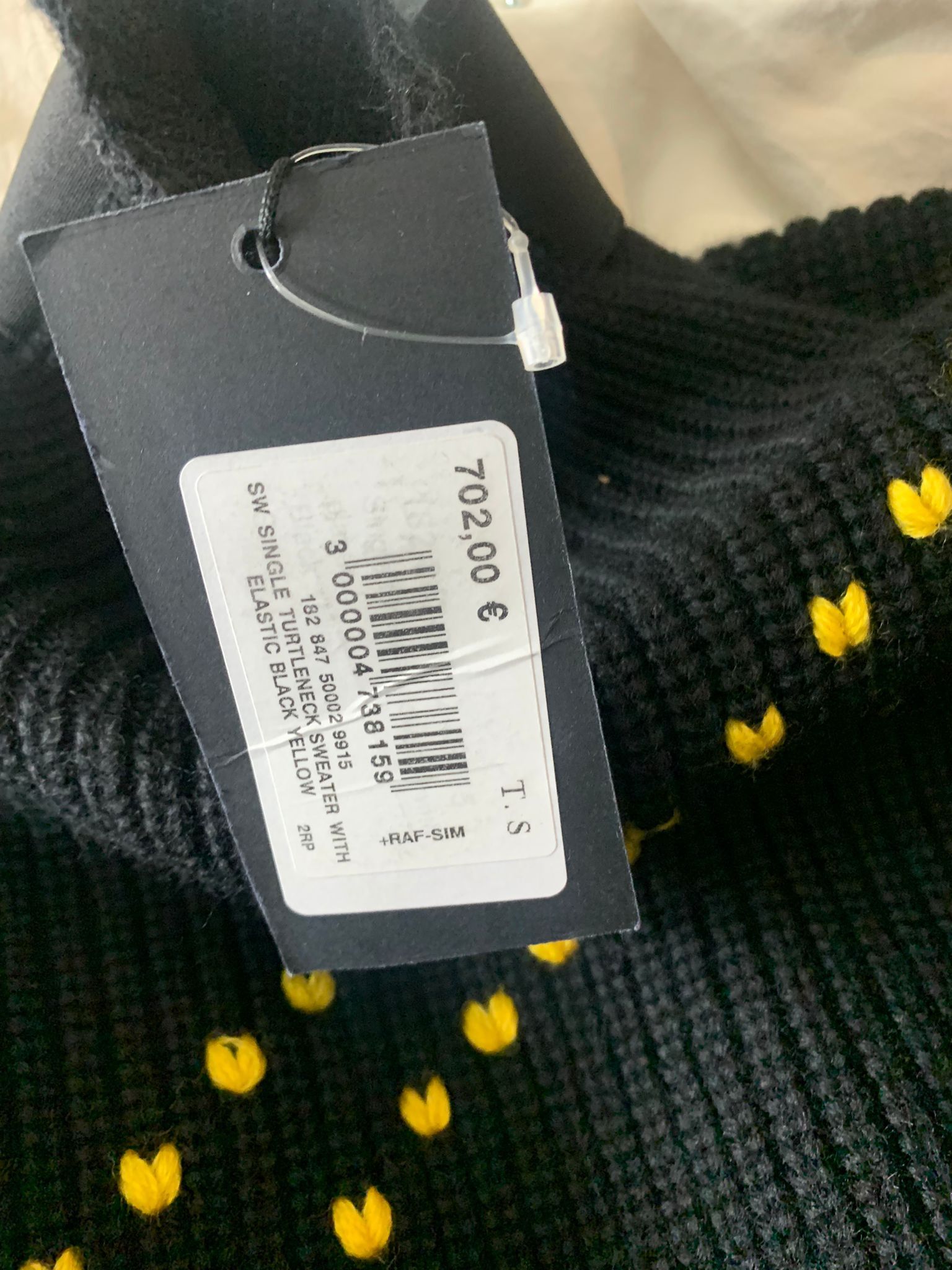 Raf Simons Single Turtleneck Sweater in Black Size US S / EU 44-46 / 1 - 12 Thumbnail