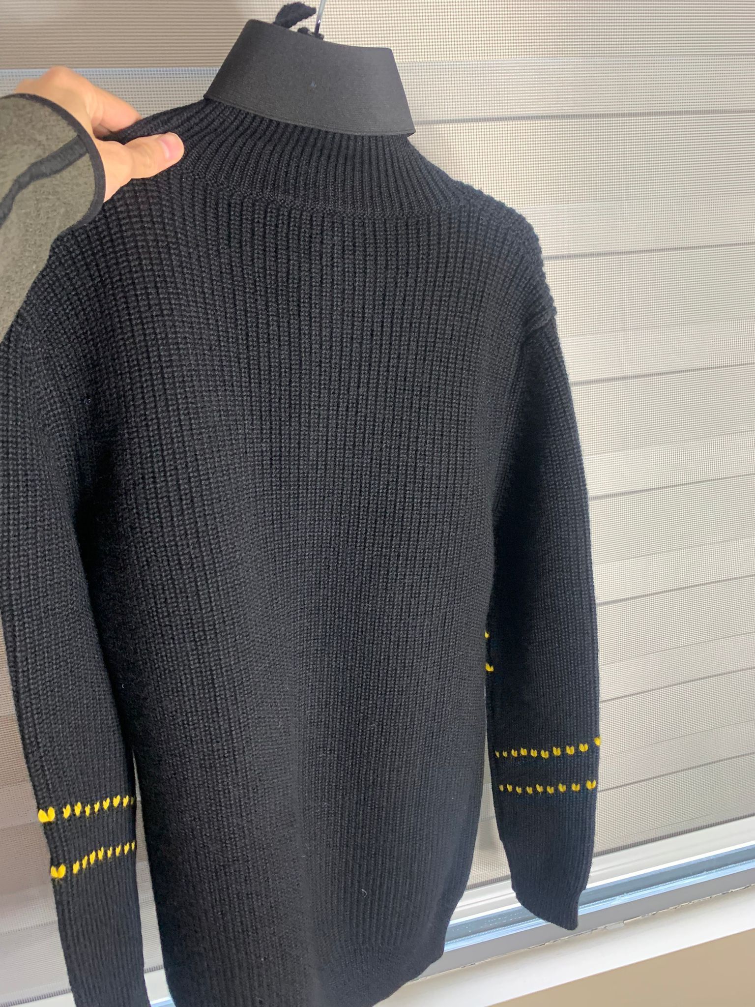 Raf Simons Single Turtleneck Sweater in Black Size US S / EU 44-46 / 1 - 8 Thumbnail