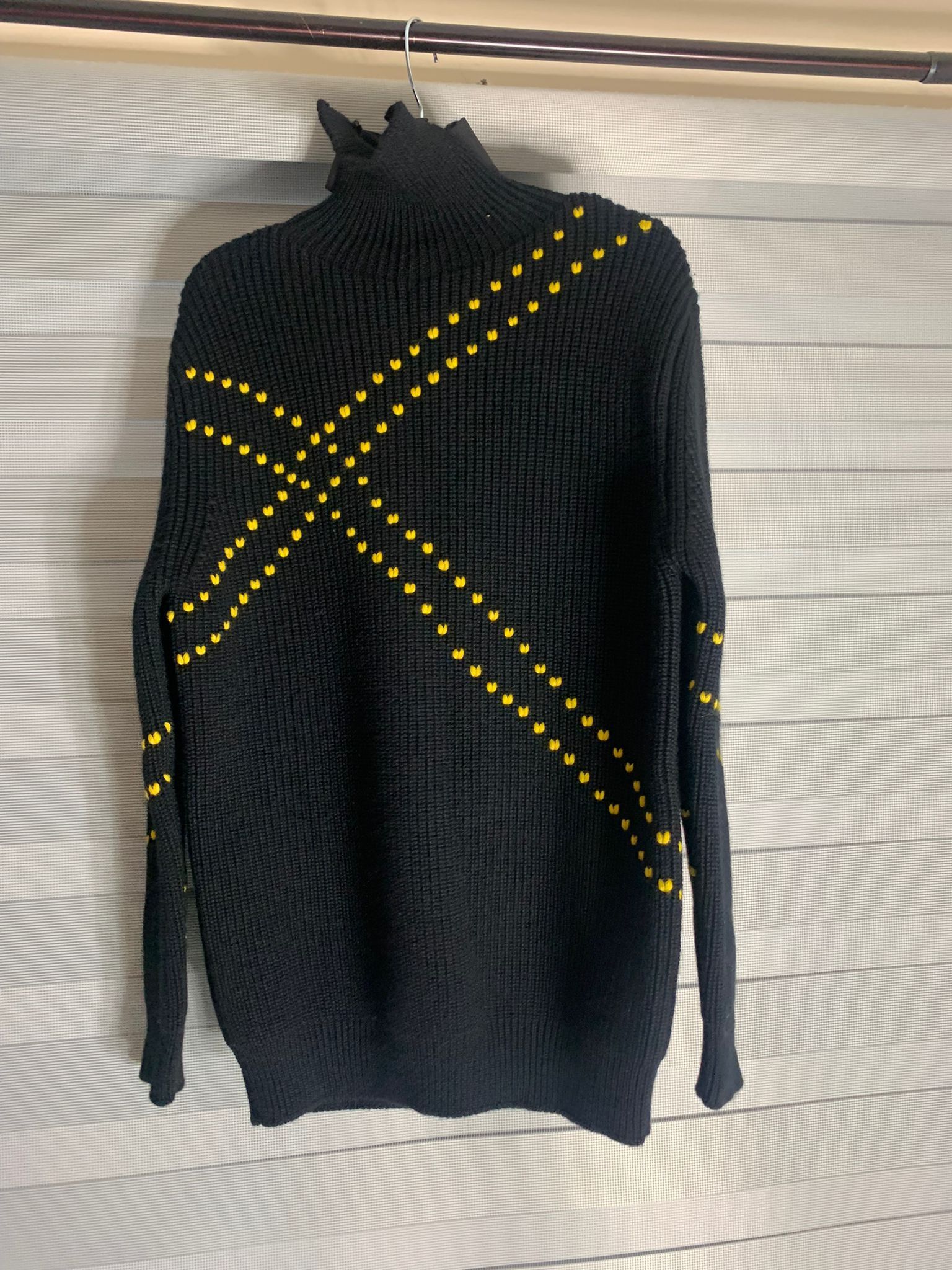 Raf Simons Single Turtleneck Sweater in Black Size US S / EU 44-46 / 1 - 6 Thumbnail