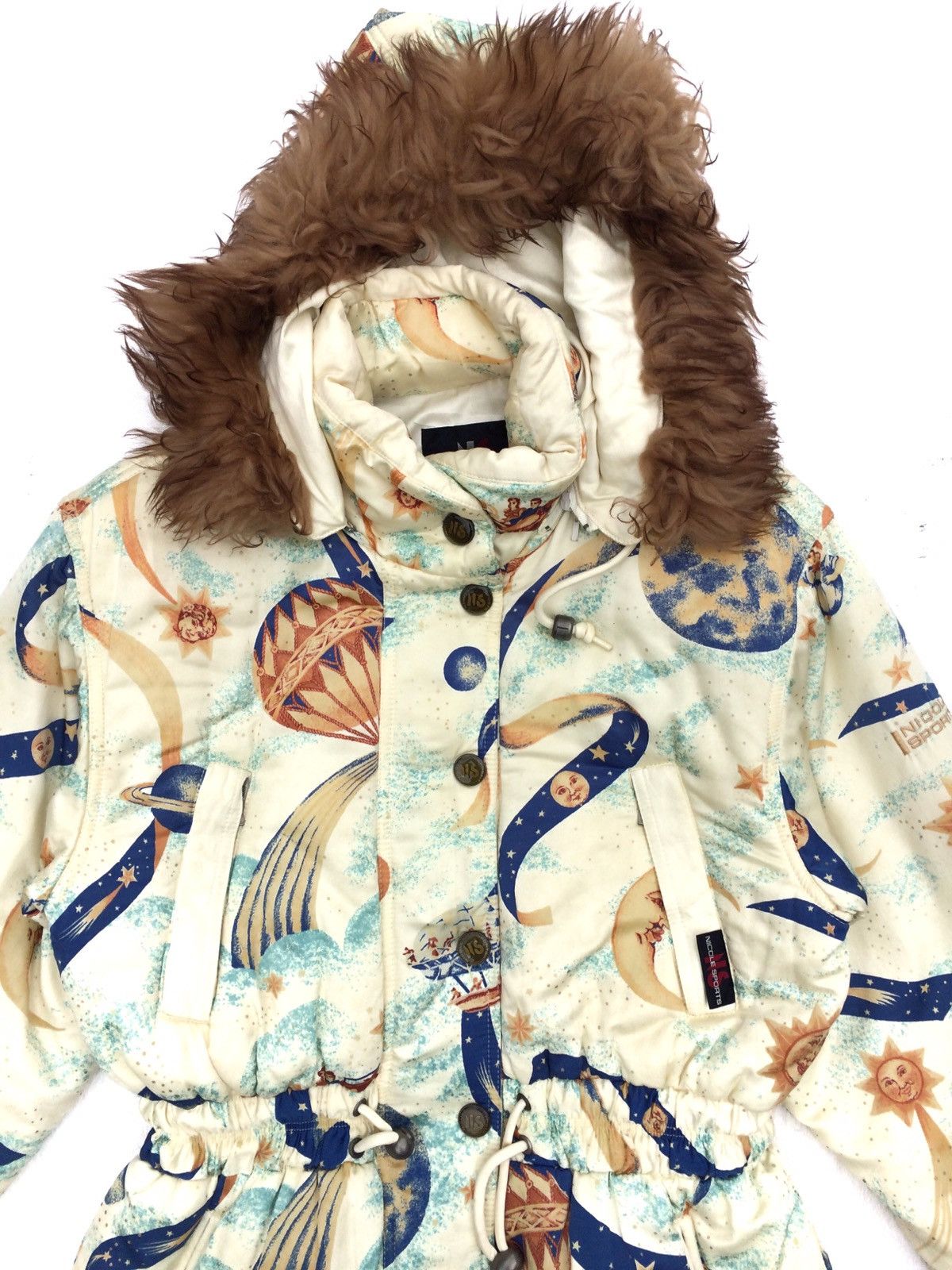 Matsuda Nicole Sport Matsuda Overprint Sun Ski Jacket Size US M / EU 48-50 / 2 - 2 Thumbnail