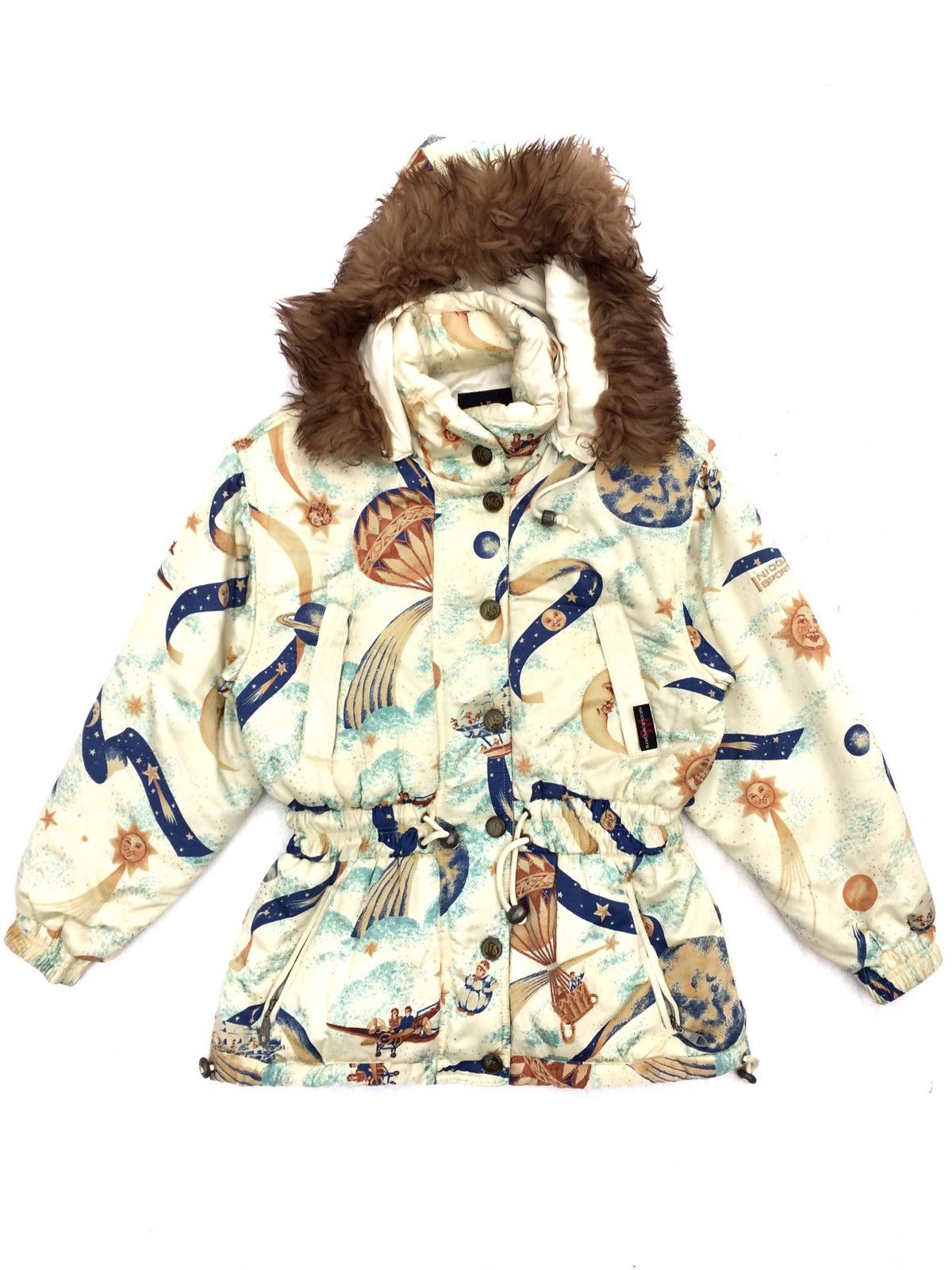 Matsuda Nicole Sport Matsuda Overprint Sun Ski Jacket Size US M / EU 48-50 / 2 - 1 Thumbnail