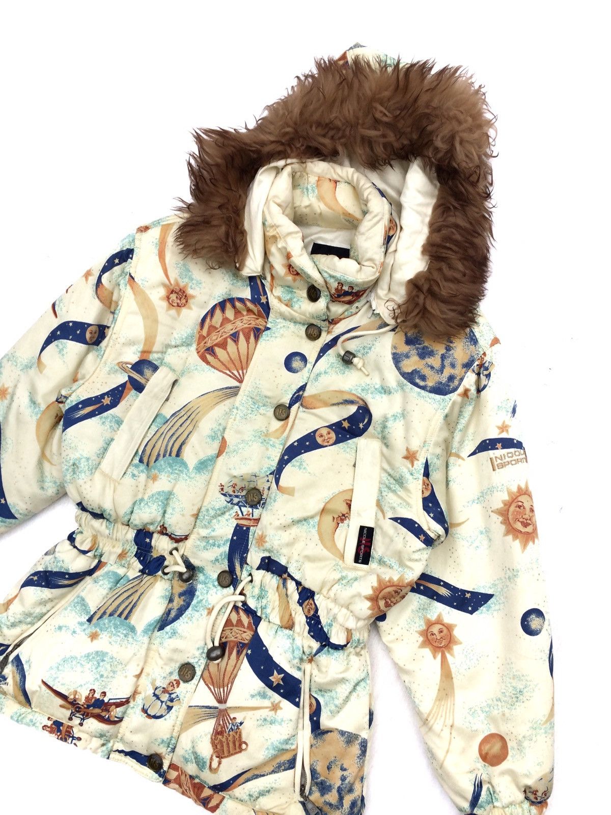 Matsuda Nicole Sport Matsuda Overprint Sun Ski Jacket Size US M / EU 48-50 / 2 - 3 Thumbnail