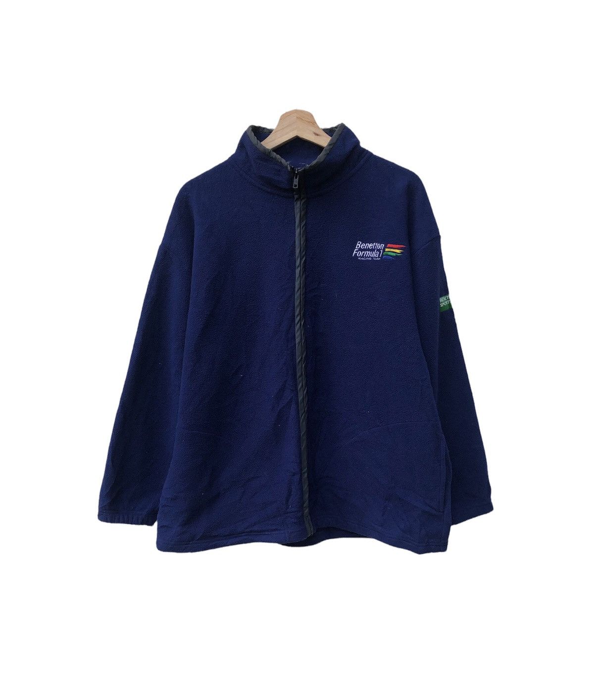 Formula 1 🔥United Colour Benetton Formula 1 Fleece Jacket Size US L / EU 52-54 / 3 - 1 Thumbnail