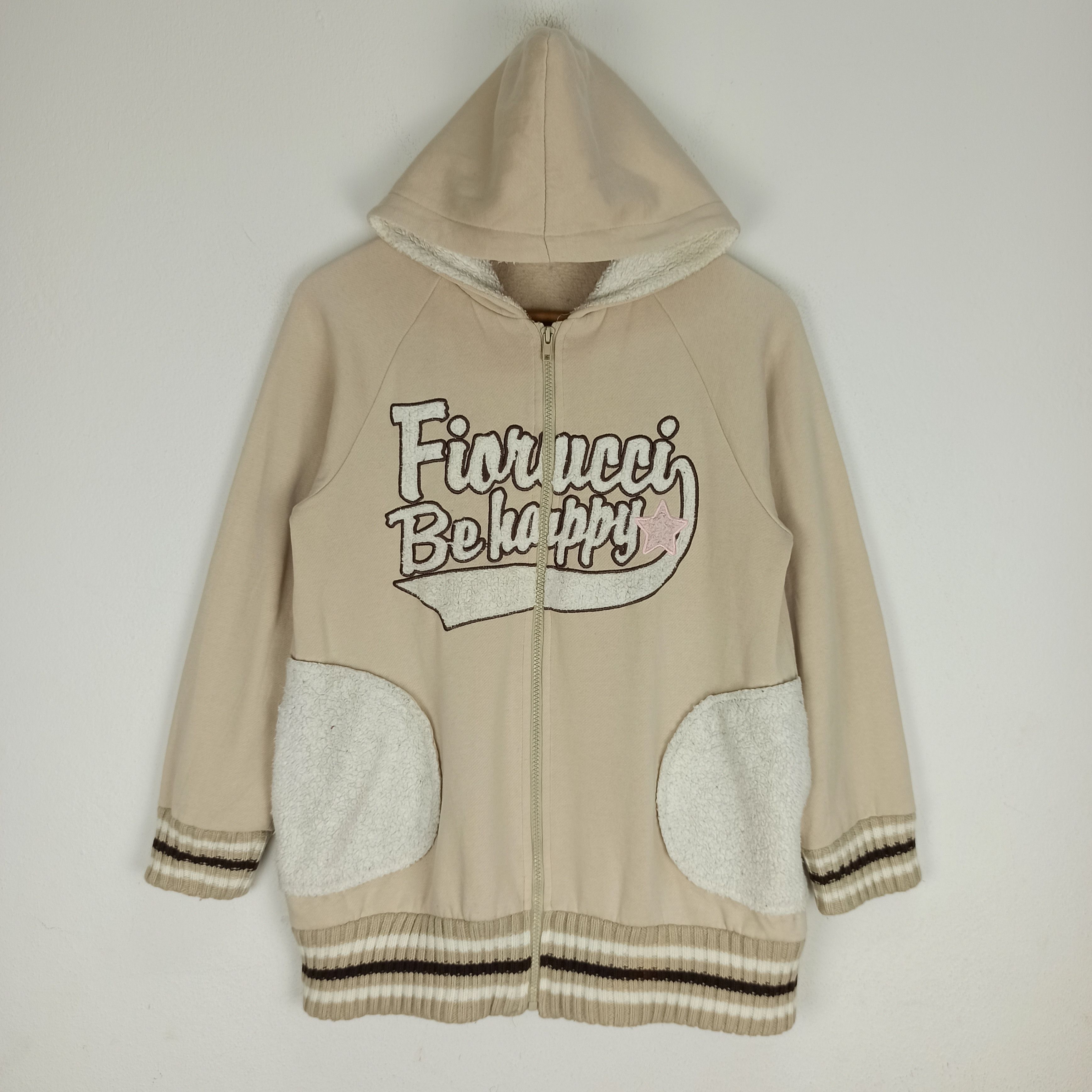 Fiorucci Hoodie Fiorucci Be Happy Bog Logo Spell Out Size US M / EU 48-50 / 2 - 1 Thumbnail