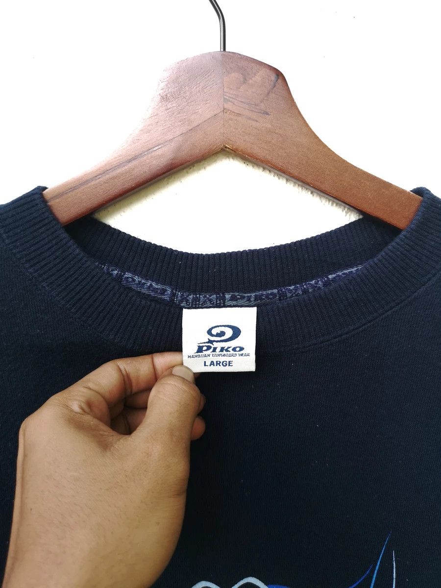 Japanese Brand 🔥Vintage Sweatshirt Piko Hawaiian Longboard Biglogo Size US L / EU 52-54 / 3 - 7 Thumbnail