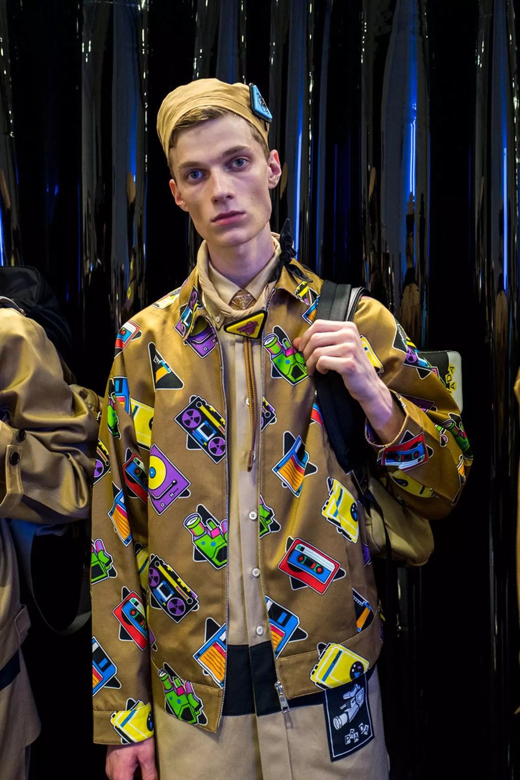 Prada SS20 Prada cassette print jacket Size US L / EU 52-54 / 3 - 8 Thumbnail