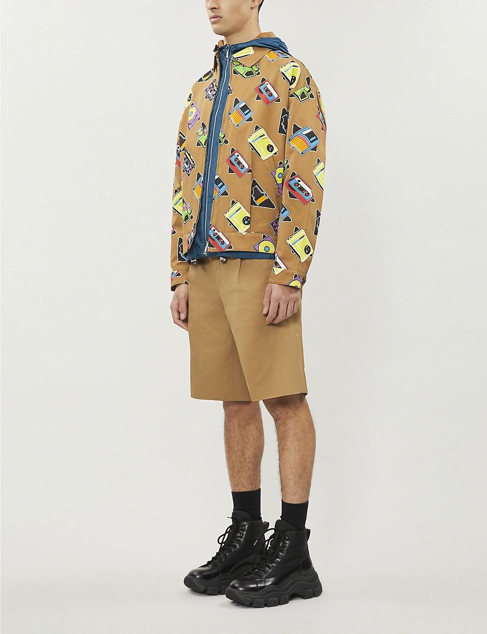 Prada SS20 Prada cassette print jacket Size US L / EU 52-54 / 3 - 10 Thumbnail