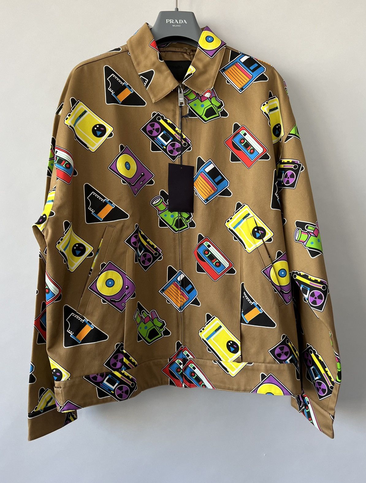 Prada SS20 Prada cassette print jacket Size US L / EU 52-54 / 3 - 3 Thumbnail