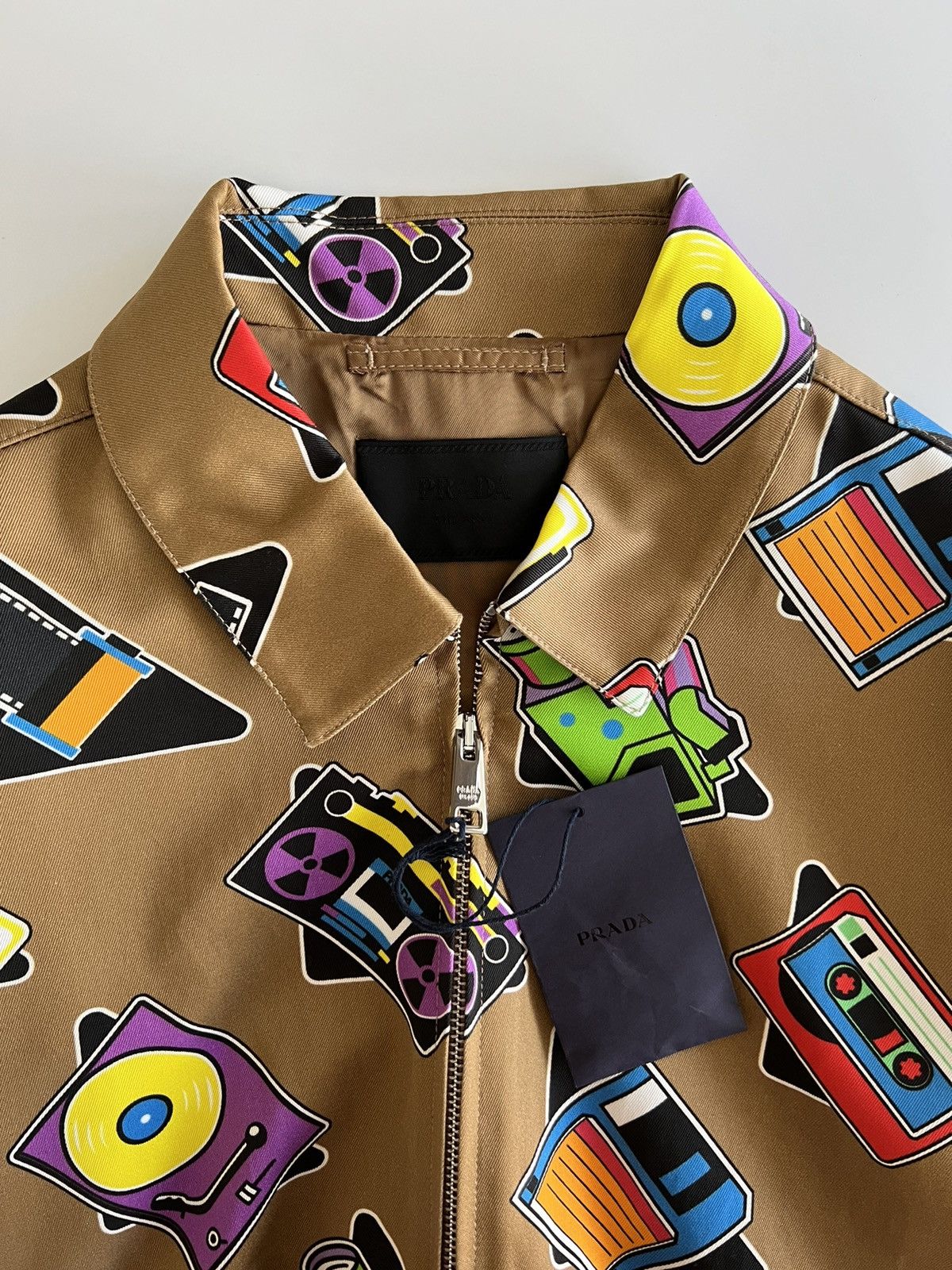 Prada SS20 Prada cassette print jacket Size US L / EU 52-54 / 3 - 5 Thumbnail