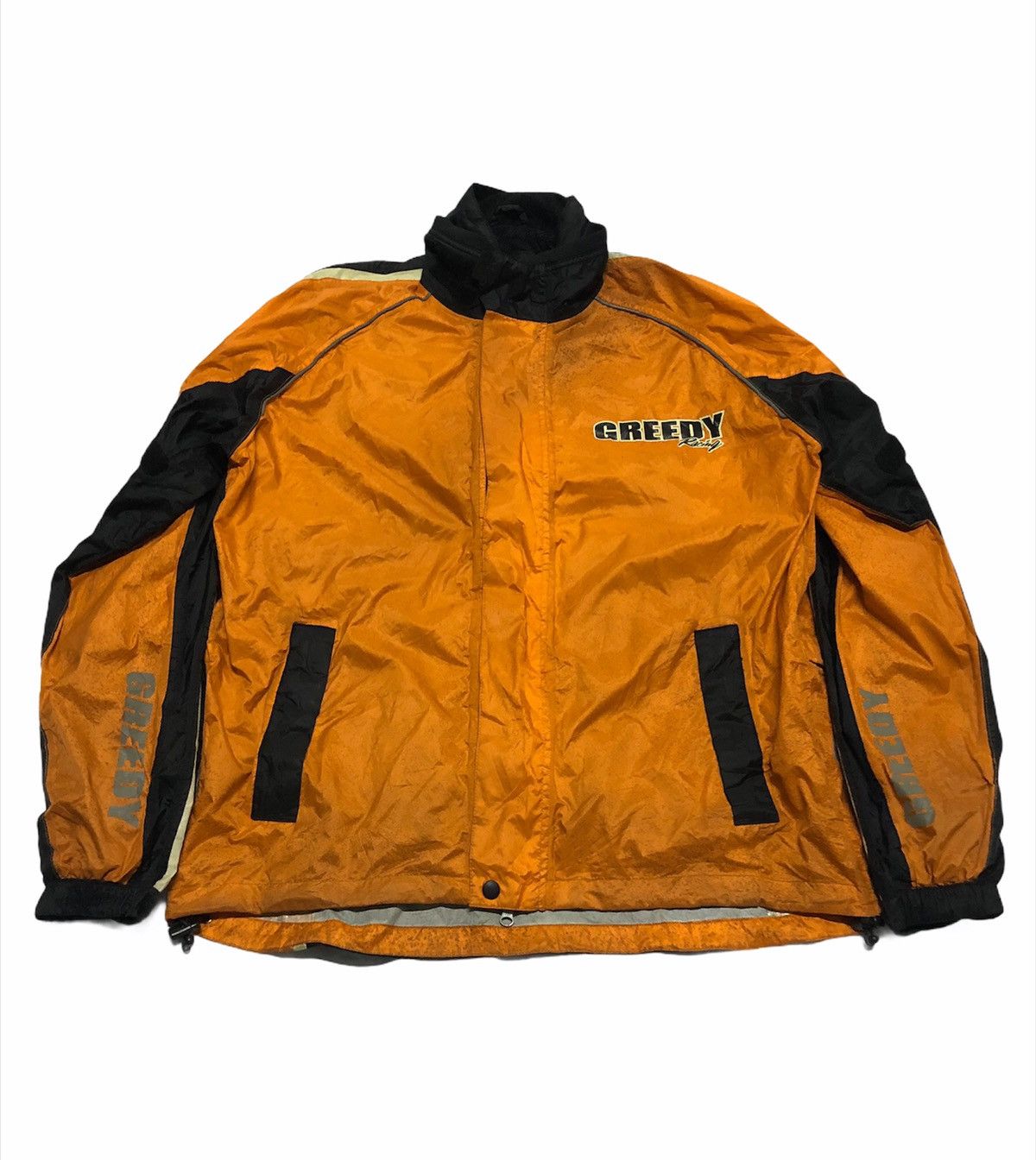Japanese Brand Vintage Japanese Brand Greedy Racing Motorcycle Size US XL / EU 56 / 4 - 1 Thumbnail