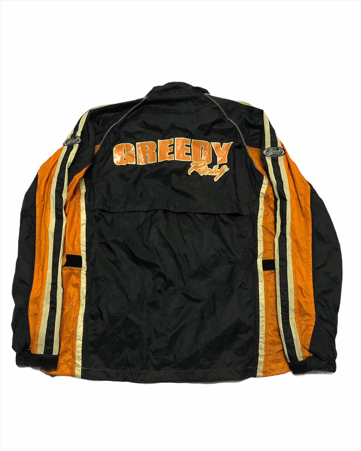 Japanese Brand Vintage Japanese Brand Greedy Racing Motorcycle Size US XL / EU 56 / 4 - 2 Thumbnail