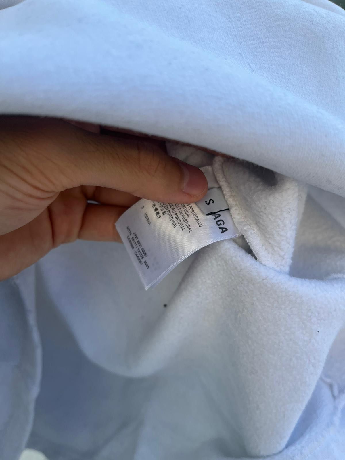 Balenciaga Unfit Shadow Logo Hoodie in Off White Size US S / EU 44-46 / 1 - 19 Thumbnail