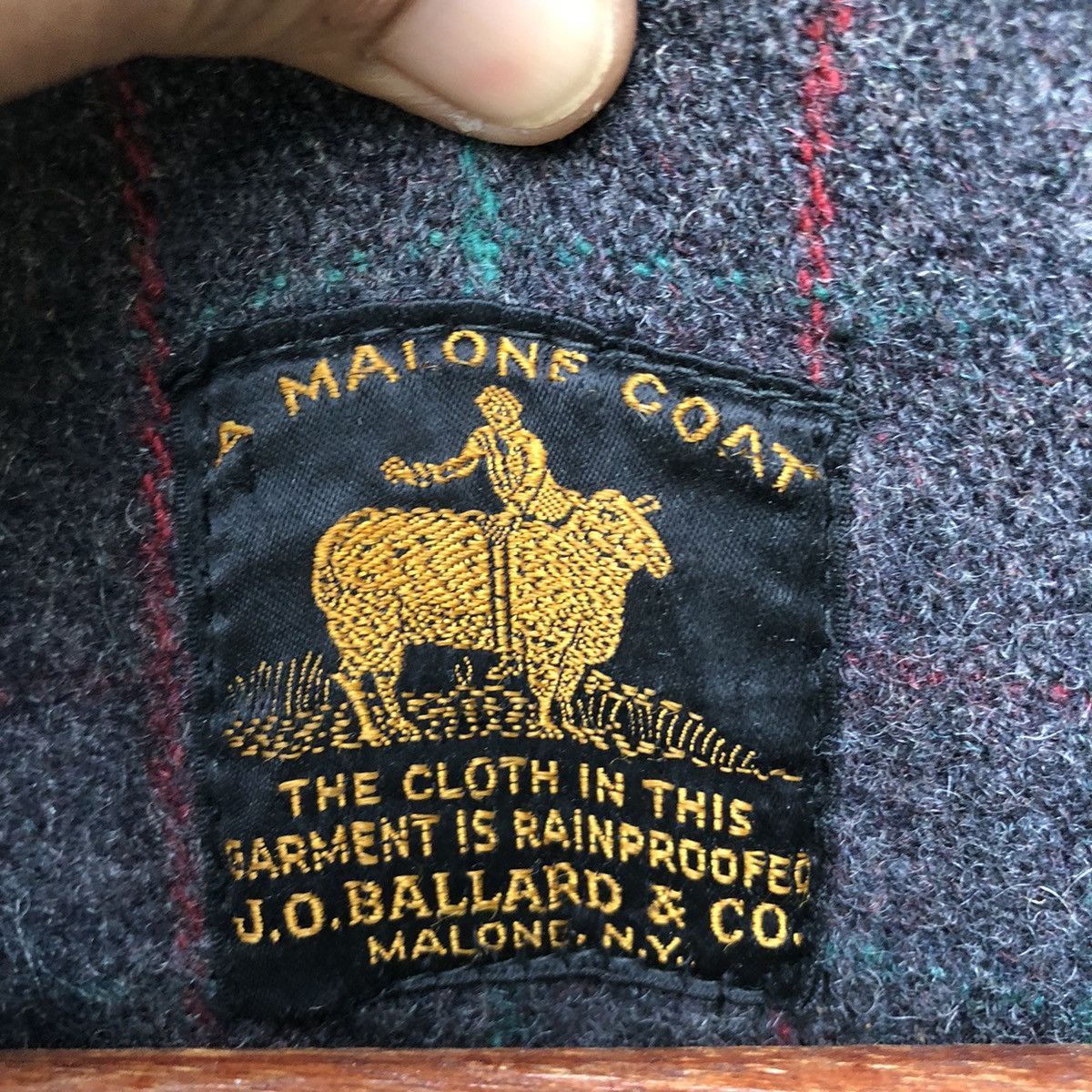 Filson 🔥VINTAGE 80s MALONE WOOL HEAVY COAT JACKET Size US L / EU 52-54 / 3 - 3 Thumbnail