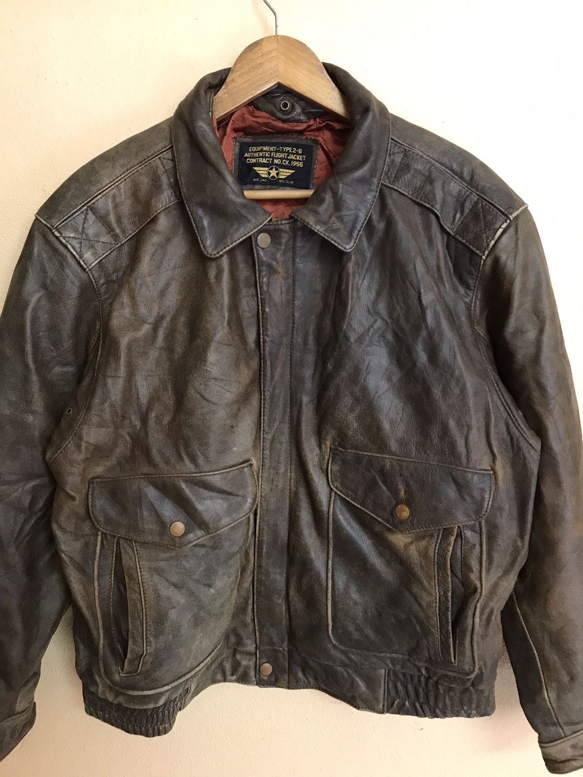 Other MILITARY FLIGHT JACKET TYPE 2-B LEATHER JACKET Size US M / EU 48-50 / 2 - 4 Thumbnail