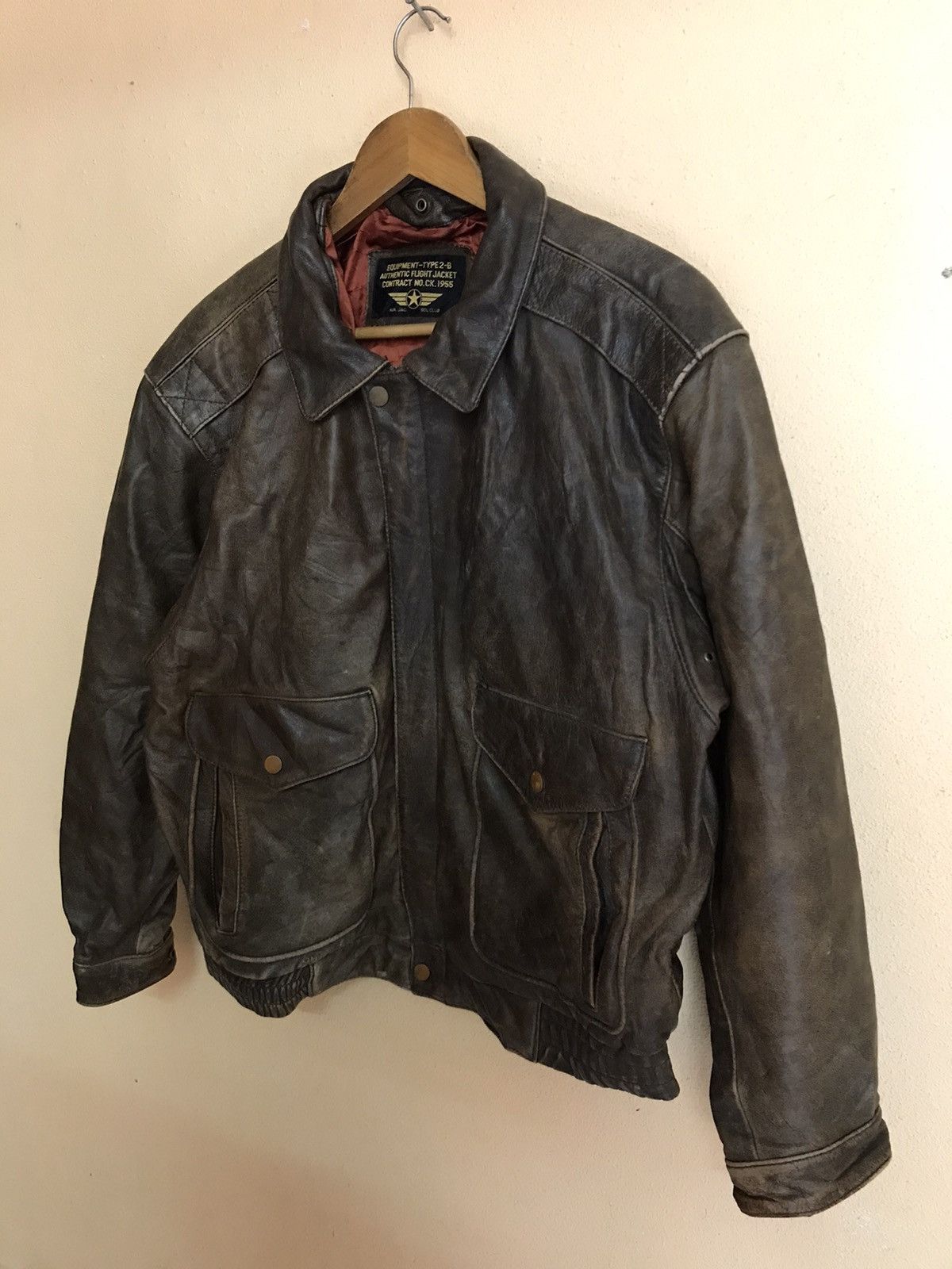 Other MILITARY FLIGHT JACKET TYPE 2-B LEATHER JACKET Size US M / EU 48-50 / 2 - 3 Thumbnail