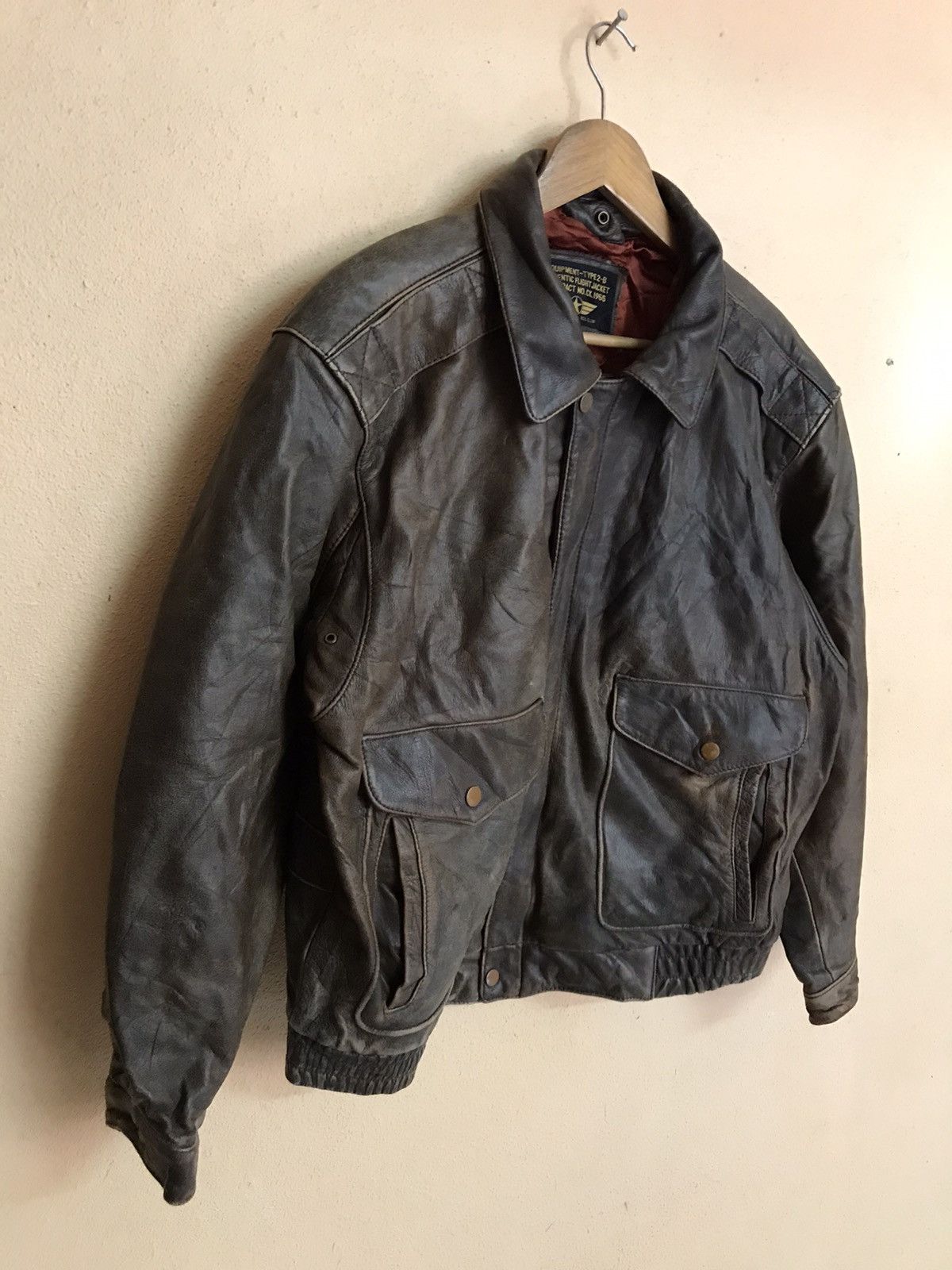 Other MILITARY FLIGHT JACKET TYPE 2-B LEATHER JACKET Size US M / EU 48-50 / 2 - 2 Thumbnail