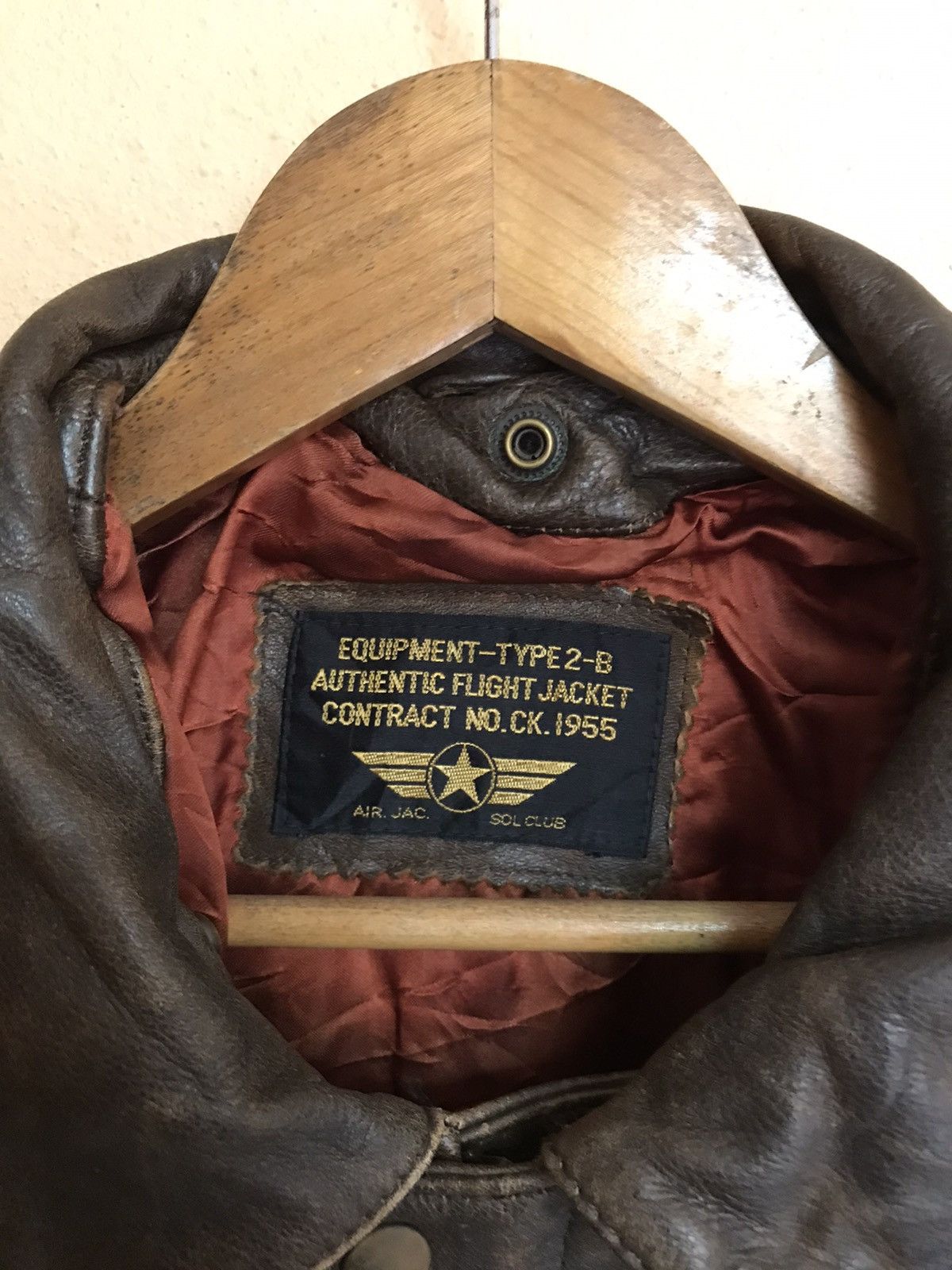Other MILITARY FLIGHT JACKET TYPE 2-B LEATHER JACKET Size US M / EU 48-50 / 2 - 5 Thumbnail