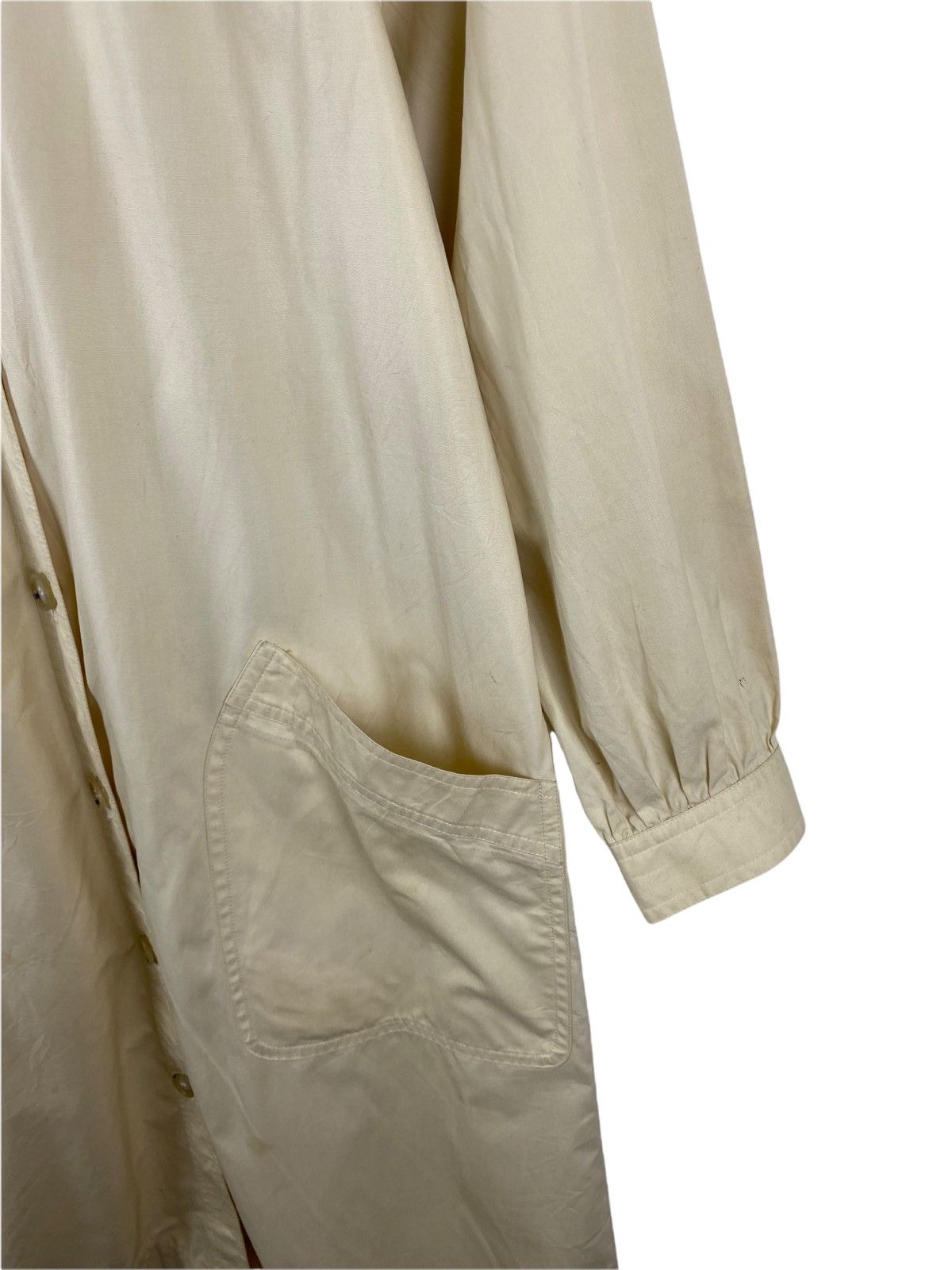 Yves Saint Laurent VINTAGE YVES SAINT LAURENT LONG JACKET / COTTON FACRIC Size US M / EU 48-50 / 2 - 11 Thumbnail