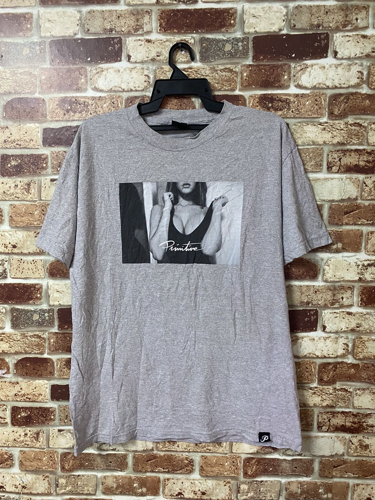 Primitive Primitive “My Girlfriend” Grey T-shirt Size US L / EU 52-54 / 3 - 1 Thumbnail