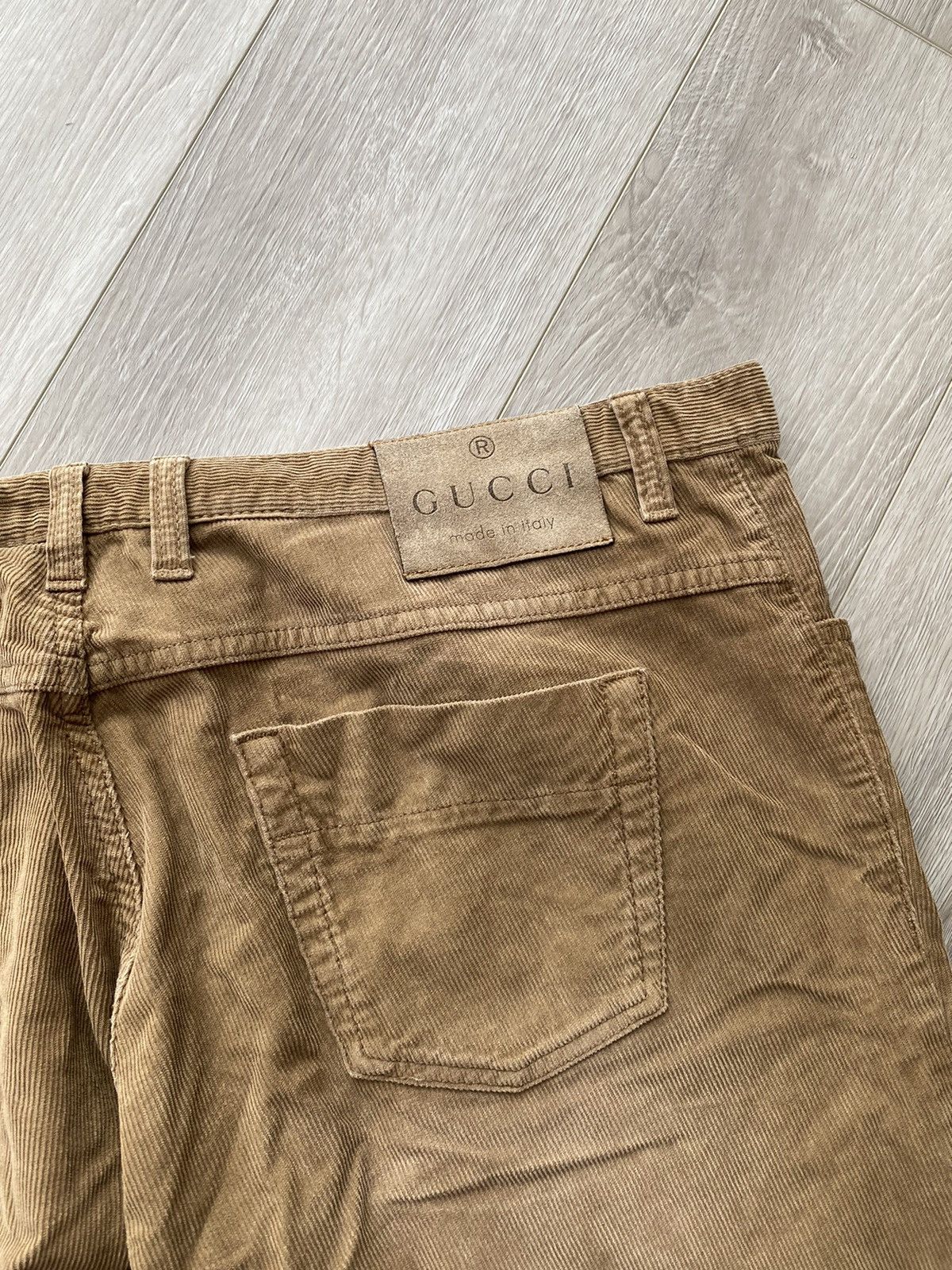 Gucci Gucci Brown Low Waist Velvet Pants Size US 34 / EU 50 - 2 Thumbnail