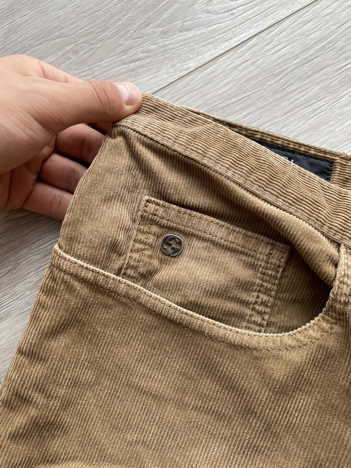 Gucci Gucci Brown Low Waist Velvet Pants Size US 34 / EU 50 - 5 Thumbnail