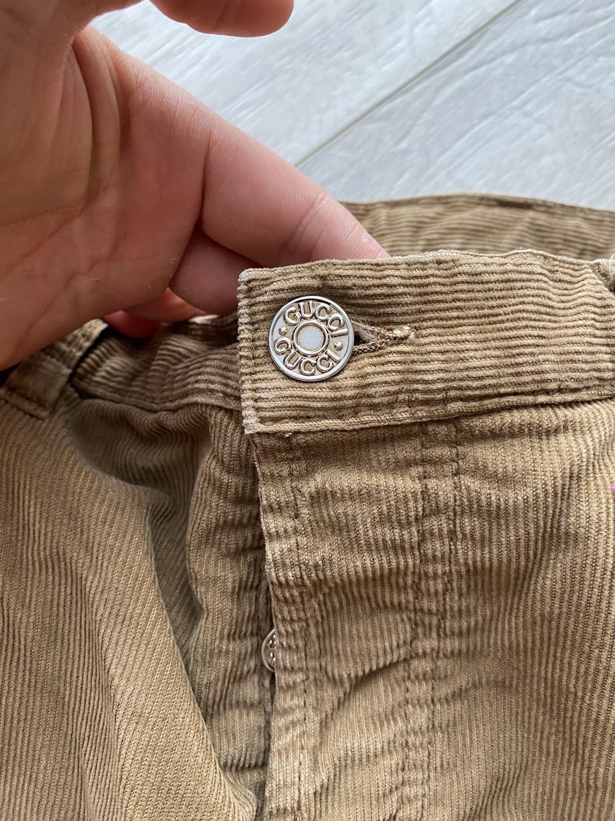 Gucci Gucci Brown Low Waist Velvet Pants Size US 34 / EU 50 - 6 Thumbnail