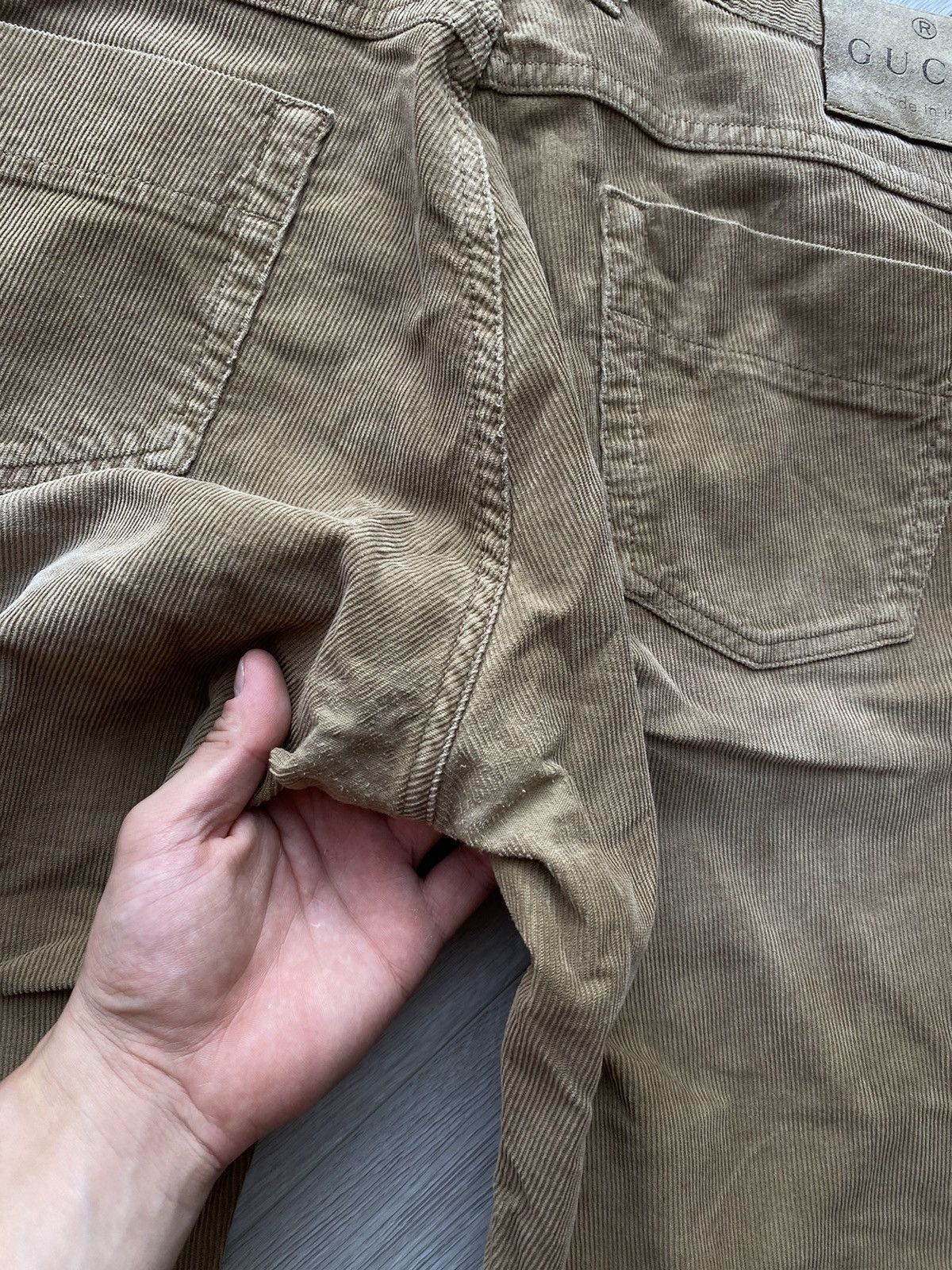 Gucci Gucci Brown Low Waist Velvet Pants Size US 34 / EU 50 - 10 Thumbnail