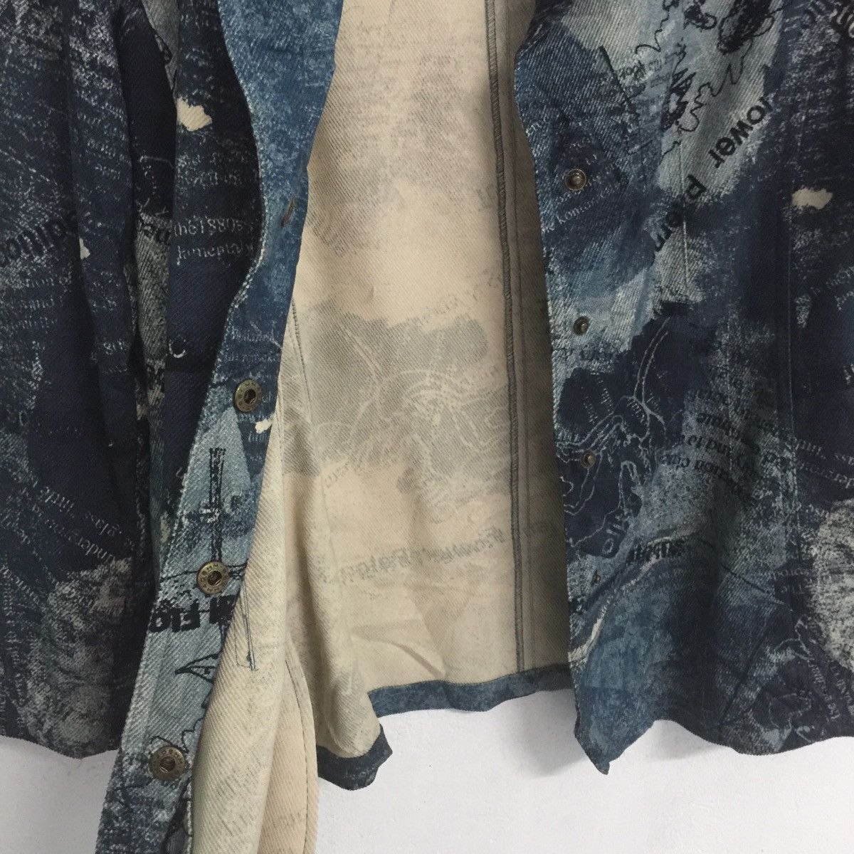 Other Snap Button jacket blazer artistic flower patterns designer Size M / US 6-8 / IT 42-44 - 13 Thumbnail
