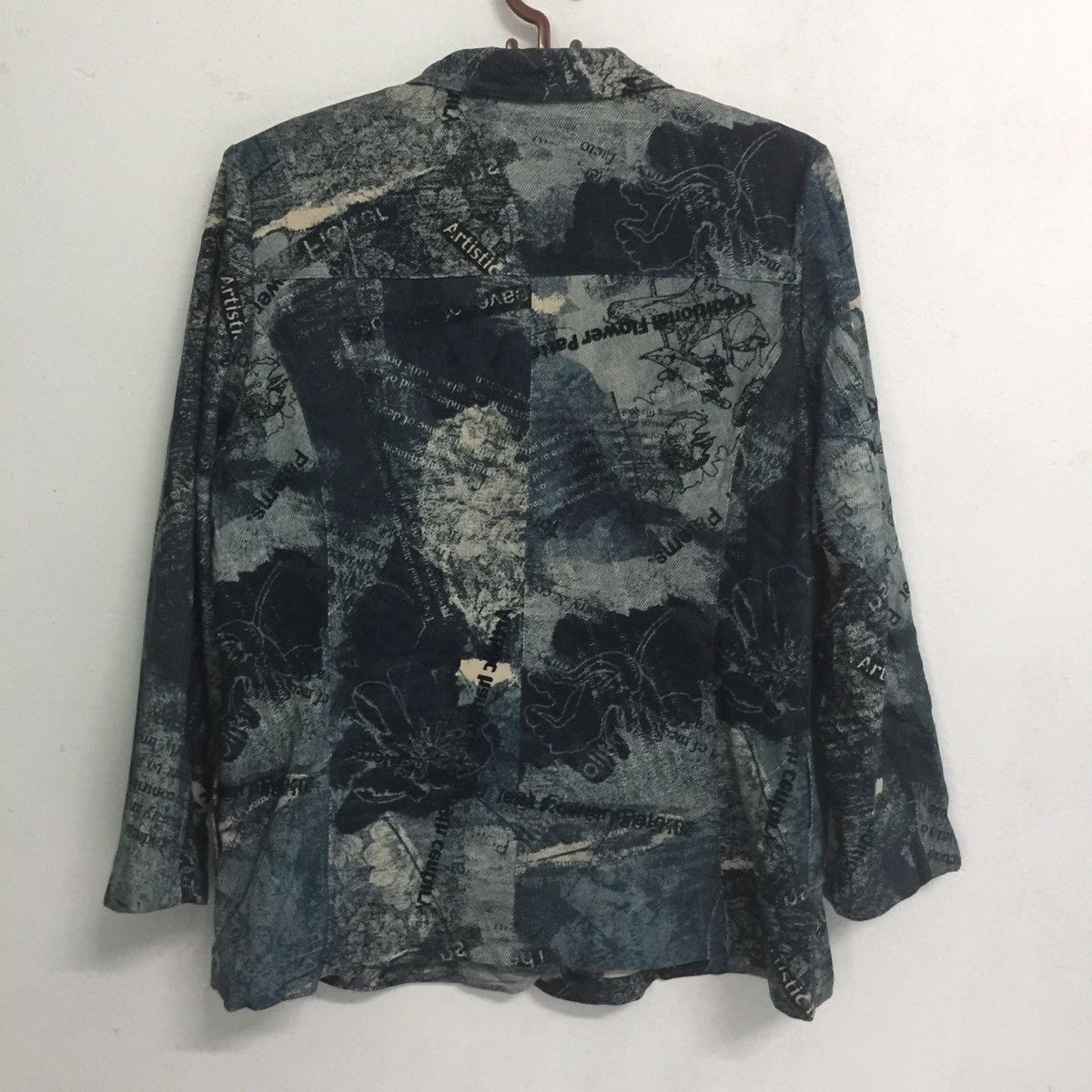 Other Snap Button jacket blazer artistic flower patterns designer Size M / US 6-8 / IT 42-44 - 4 Thumbnail