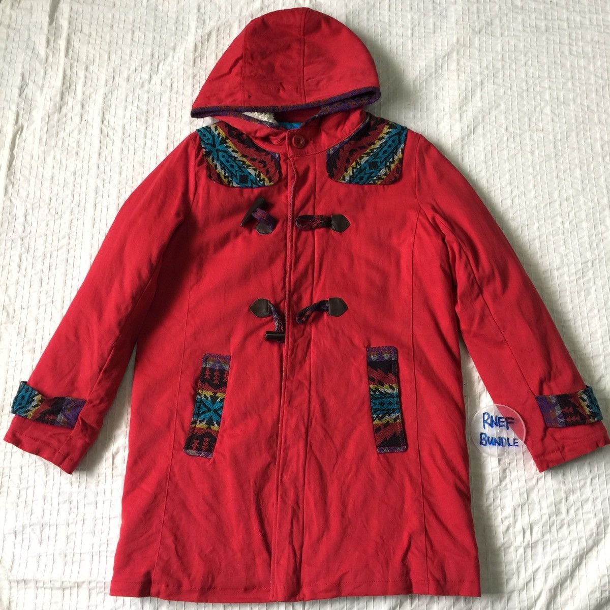 Japanese Brand Titicaca snap button jacket fleece hoodie nice design Size US S / EU 44-46 / 1 - 12 Thumbnail
