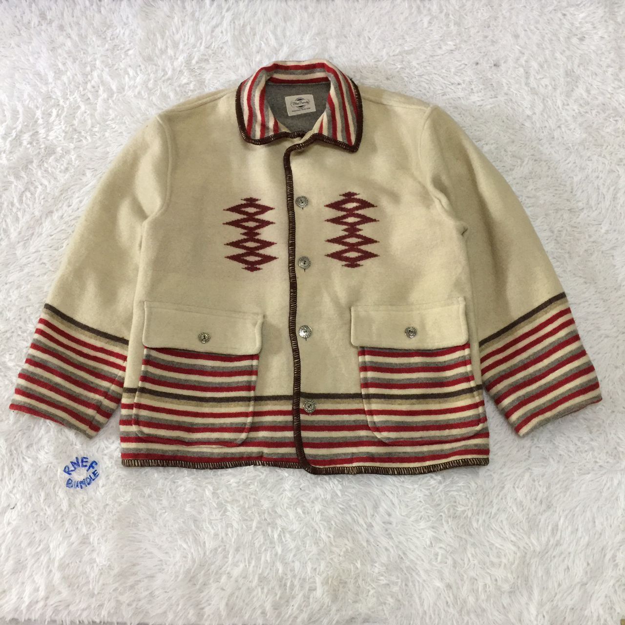 Japanese Brand Blue family trade mark jacket Size US M / EU 48-50 / 2 - 1 Thumbnail