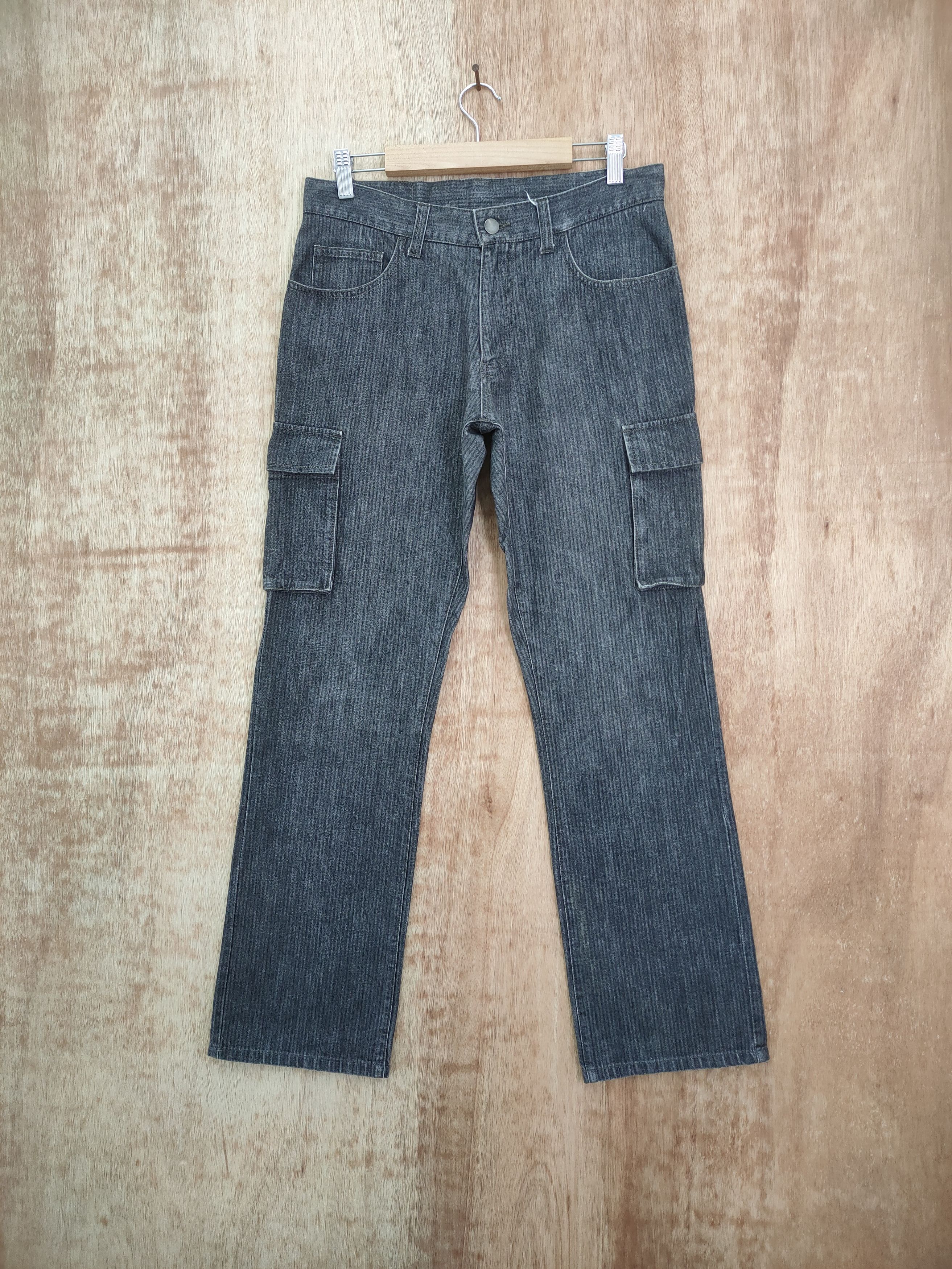 image of Michel Klein x Selected Homme Mk Homme Cargo Pants Multipocket Tactical in Black, Men's (Size 30)