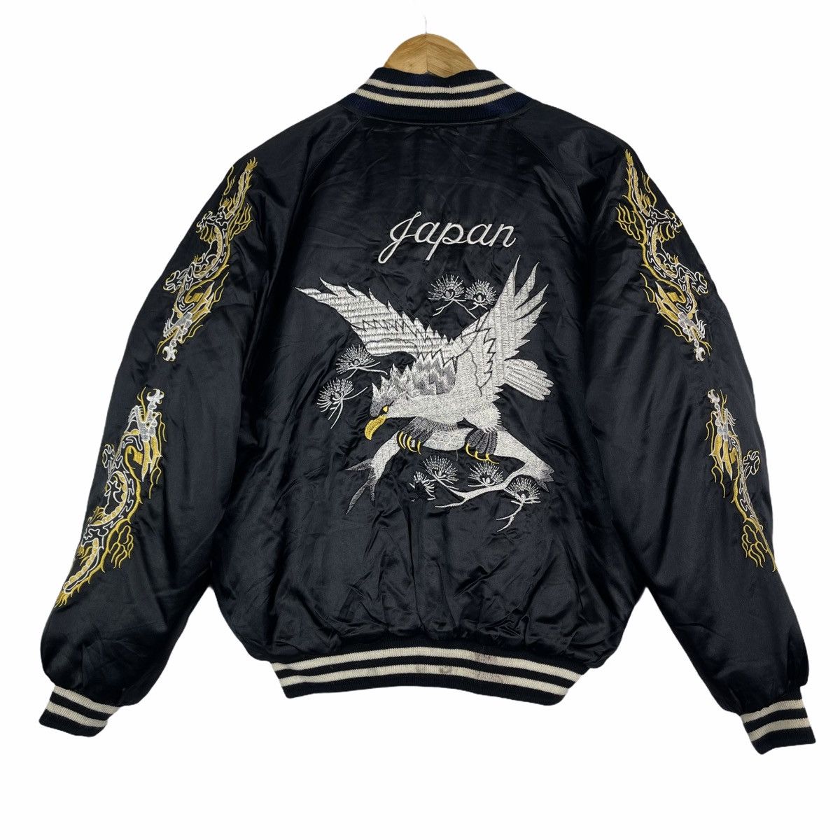Japanese Brand × Sukajan Souvenir Jacket Vintage SUKAJAN JAPAN Eagle ...