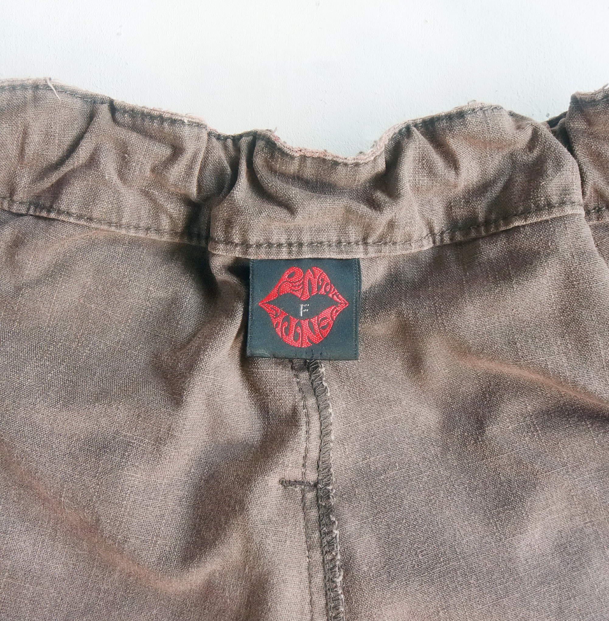 Japanese Brand PENTY'S Camo Patched Flare Pants Size 24" / US 00 / IT 34 - 12 Thumbnail