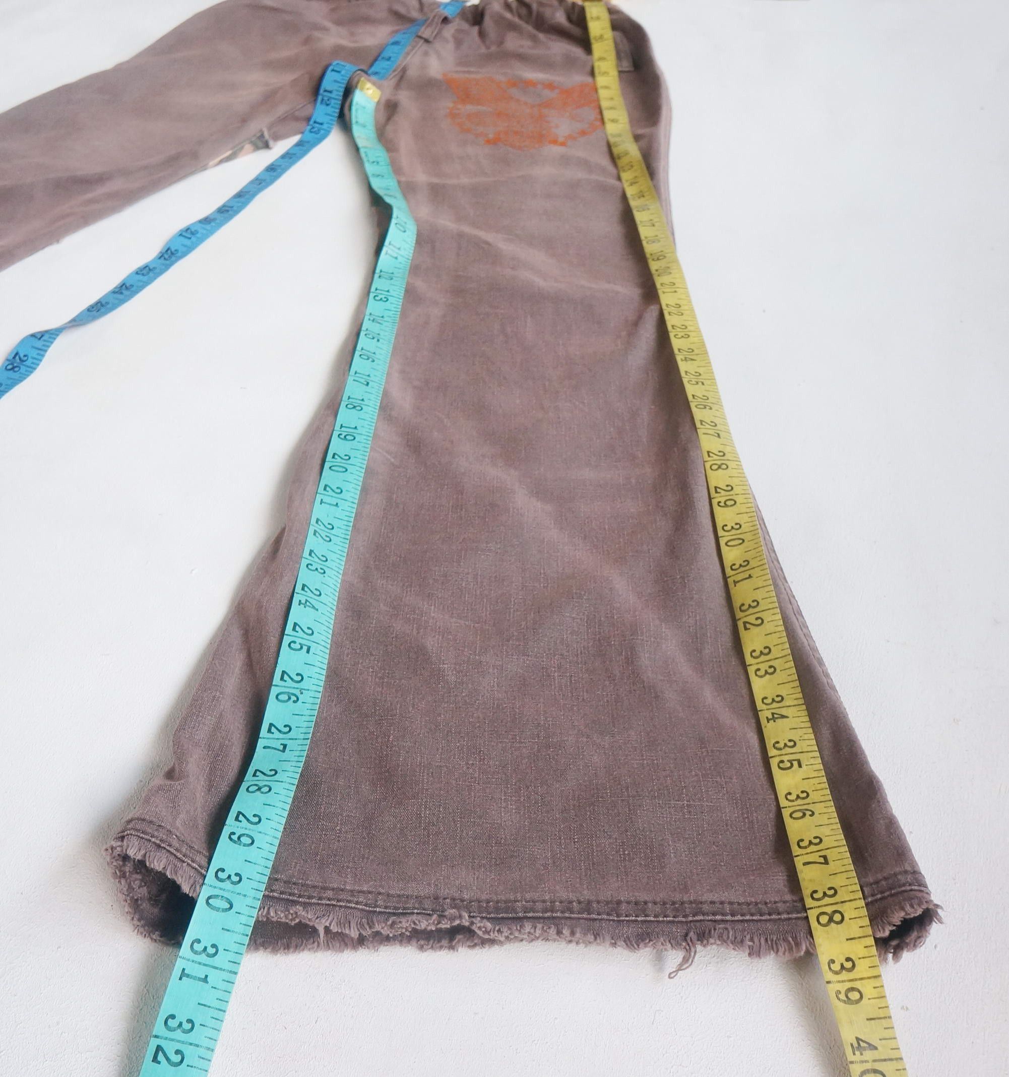 Japanese Brand PENTY'S Camo Patched Flare Pants Size 24" / US 00 / IT 34 - 19 Thumbnail
