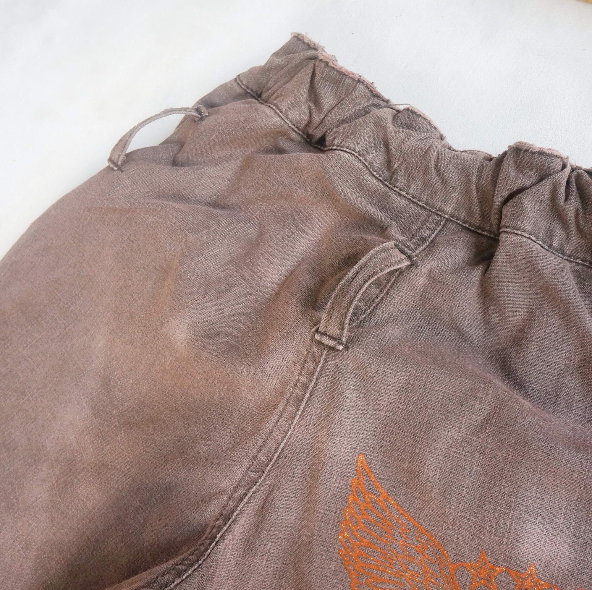 Japanese Brand PENTY'S Camo Patched Flare Pants Size 24" / US 00 / IT 34 - 8 Thumbnail
