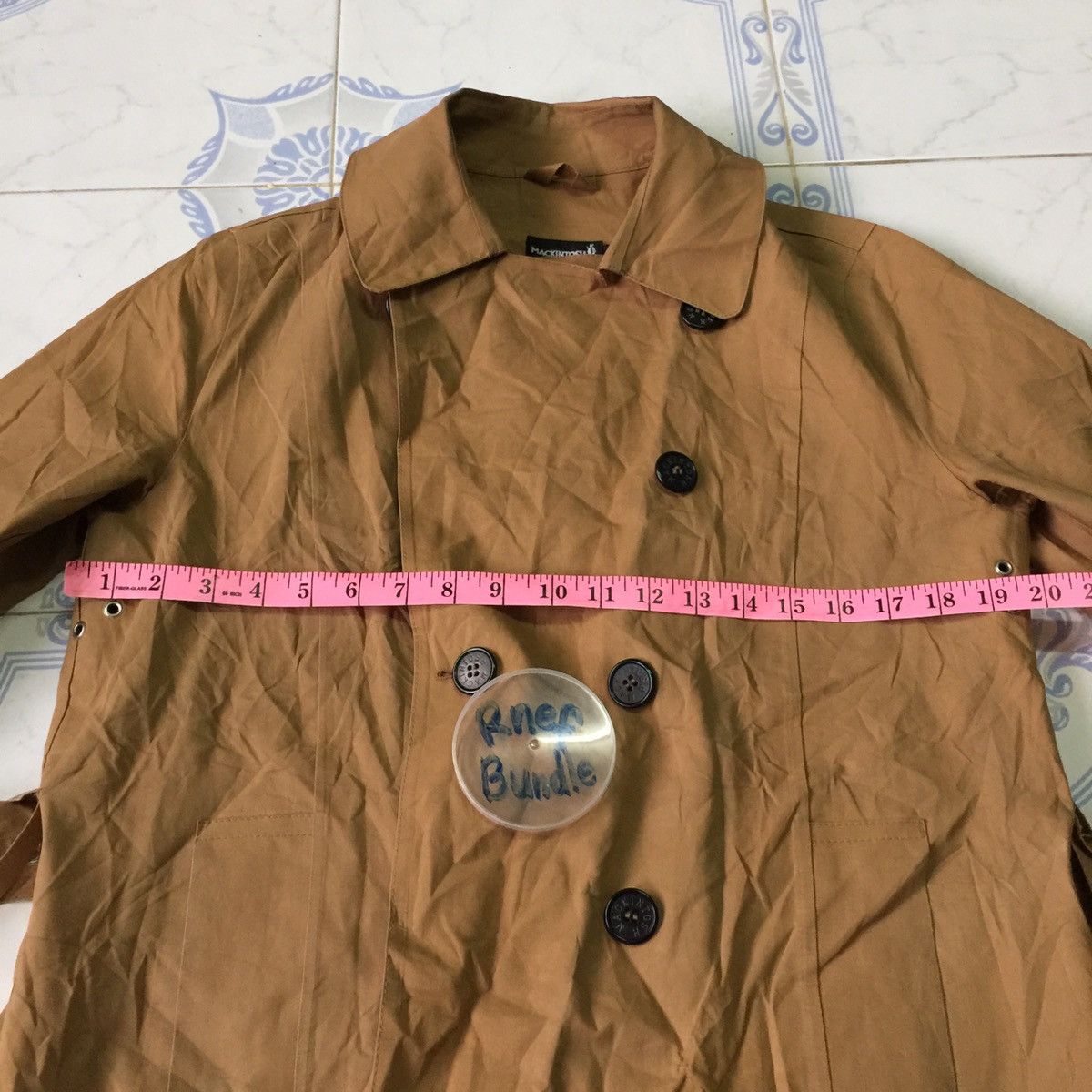 Mackintosh Handmade Mackintosh coat 💯 cotton rubber proofed Scotland Size S / US 4 / IT 40 - 21 Thumbnail