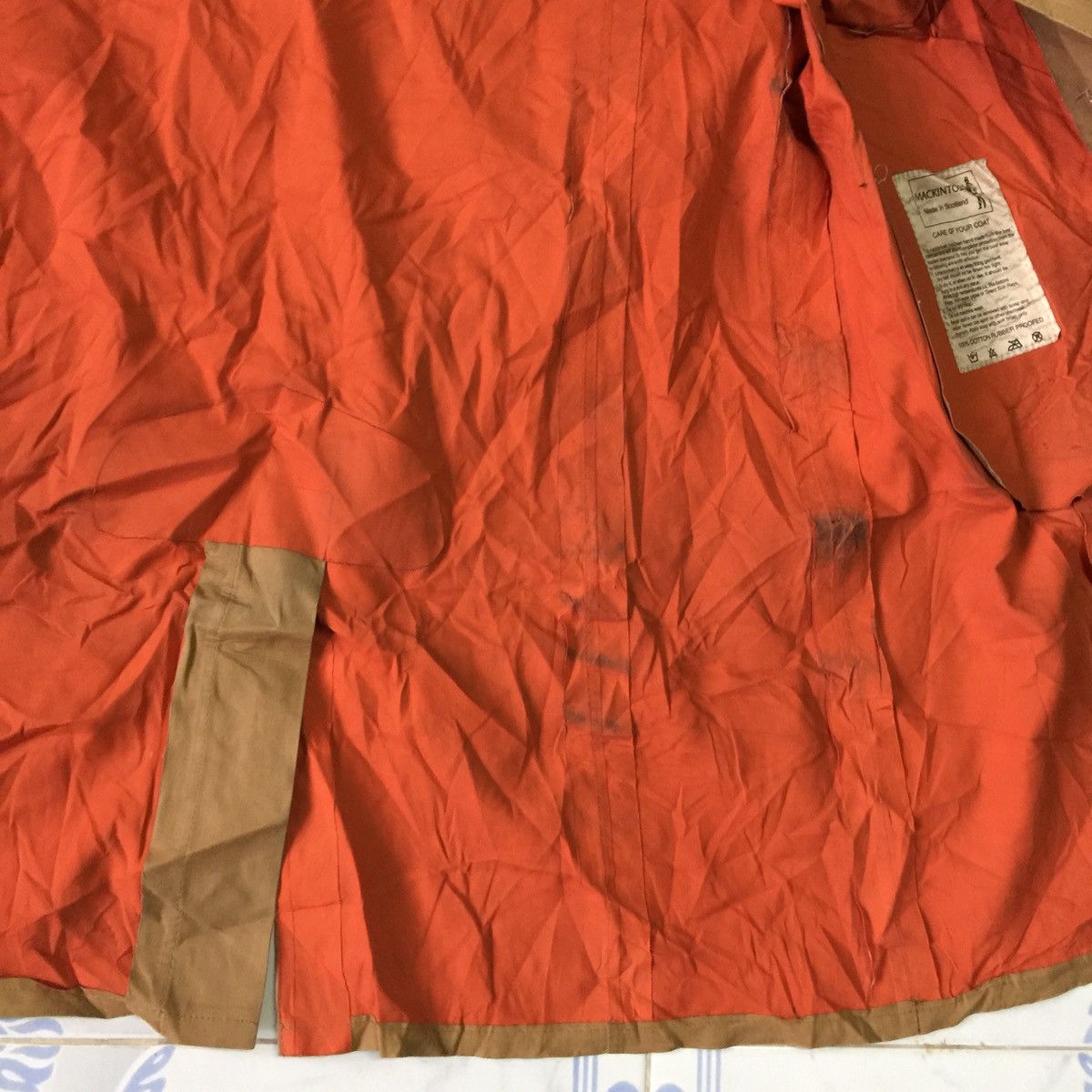 Mackintosh Handmade Mackintosh coat 💯 cotton rubber proofed Scotland Size S / US 4 / IT 40 - 16 Thumbnail