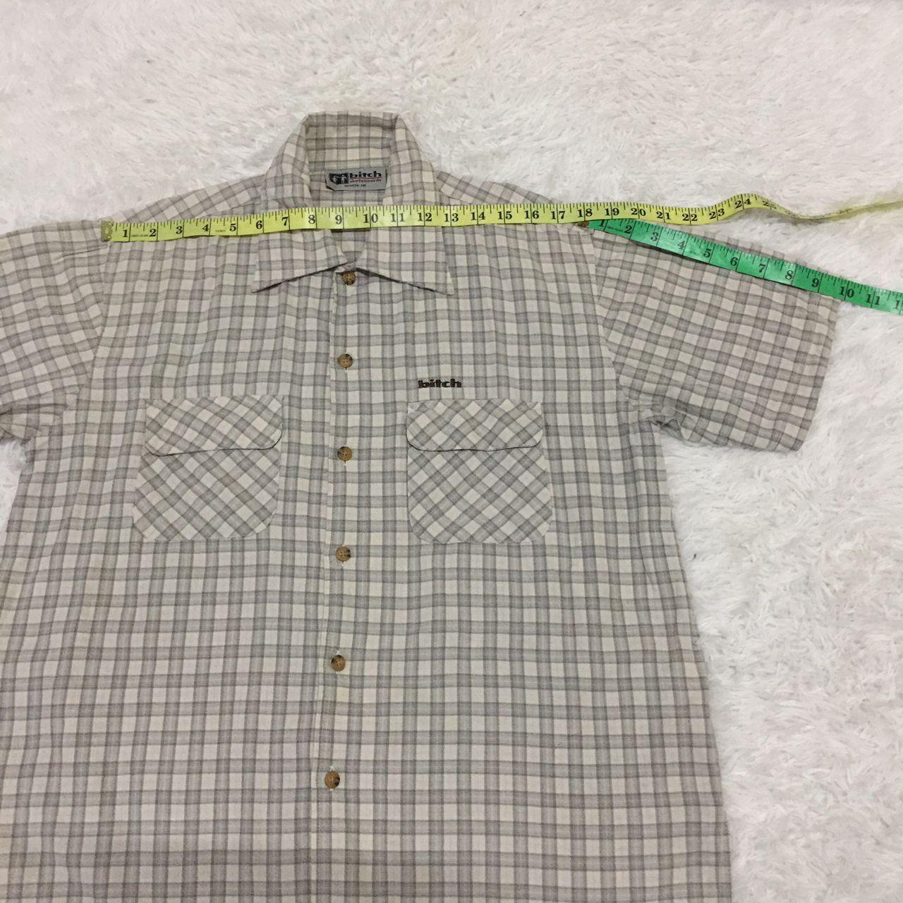 Vintage Bitch skateboard button up shirt Size US M / EU 48-50 / 2 - 5 Thumbnail