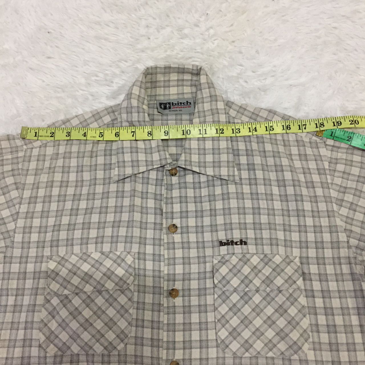 Vintage Bitch skateboard button up shirt Size US M / EU 48-50 / 2 - 4 Thumbnail