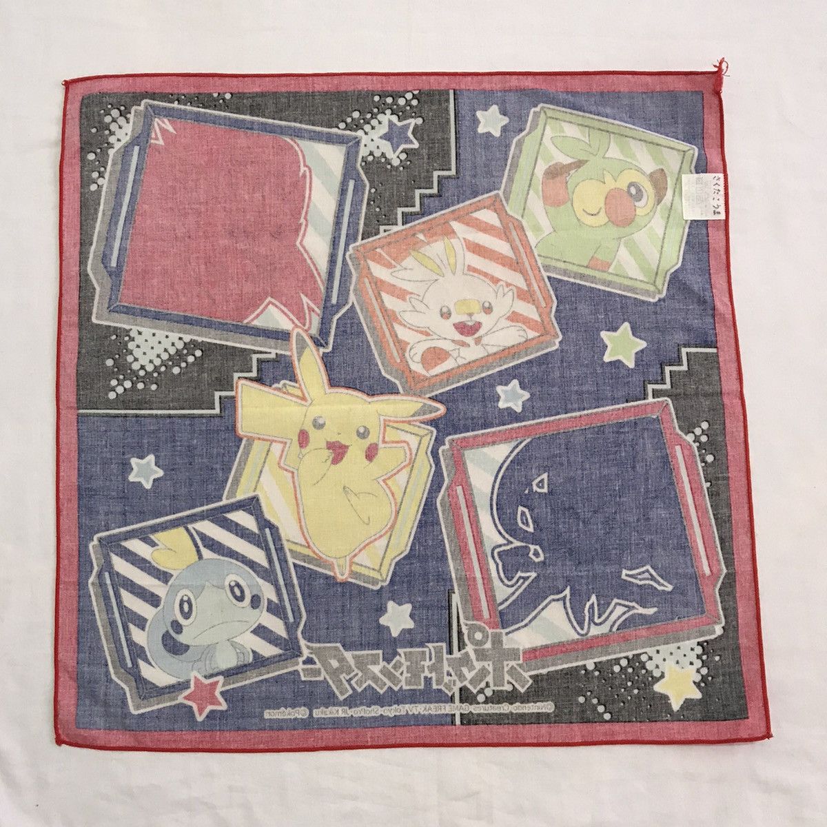 Japanese Brand Combo 5 Pocket monsters pokemon handkerchief bandana Size ONE SIZE - 5 Thumbnail
