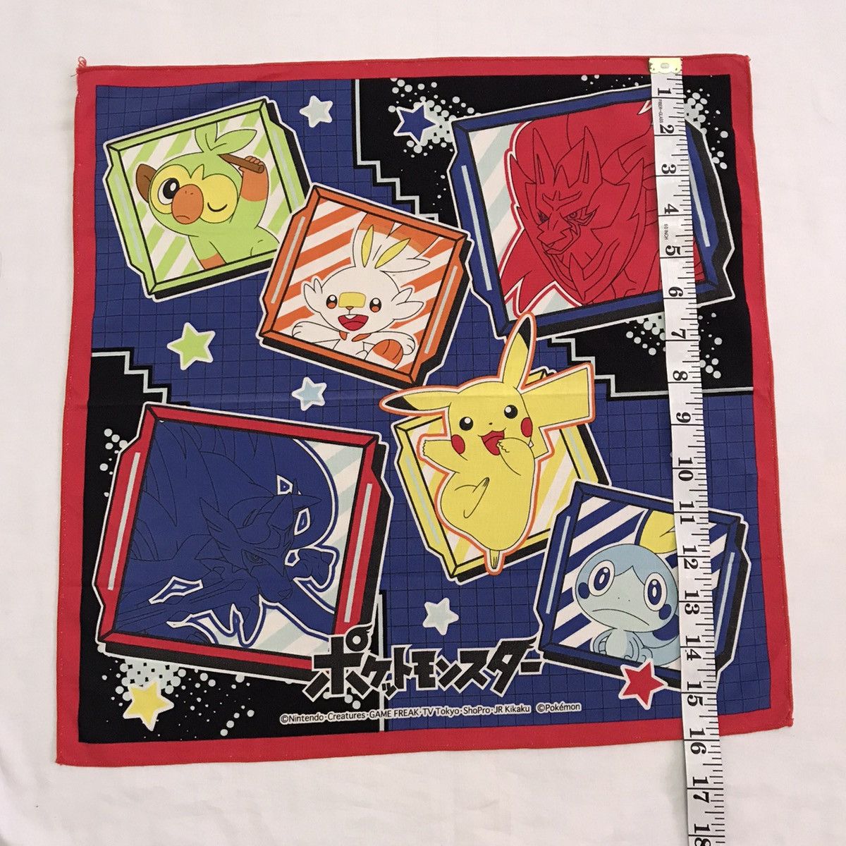 Japanese Brand Combo 5 Pocket monsters pokemon handkerchief bandana Size ONE SIZE - 4 Thumbnail