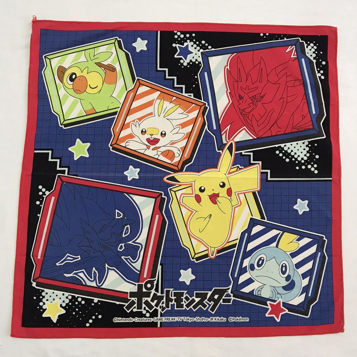Japanese Brand Combo 5 Pocket monsters pokemon handkerchief bandana Size ONE SIZE - 2 Thumbnail