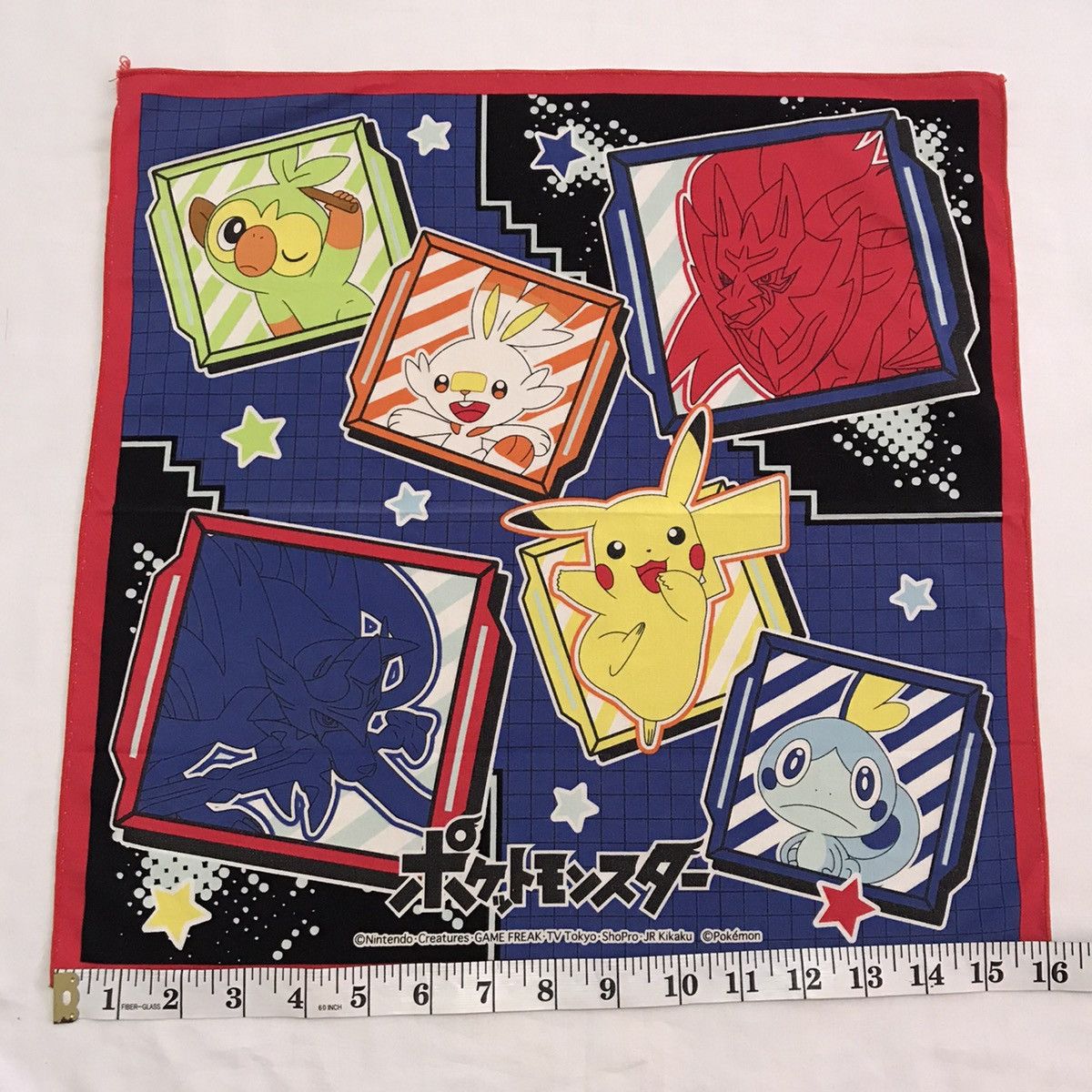 Japanese Brand Combo 5 Pocket monsters pokemon handkerchief bandana Size ONE SIZE - 3 Thumbnail