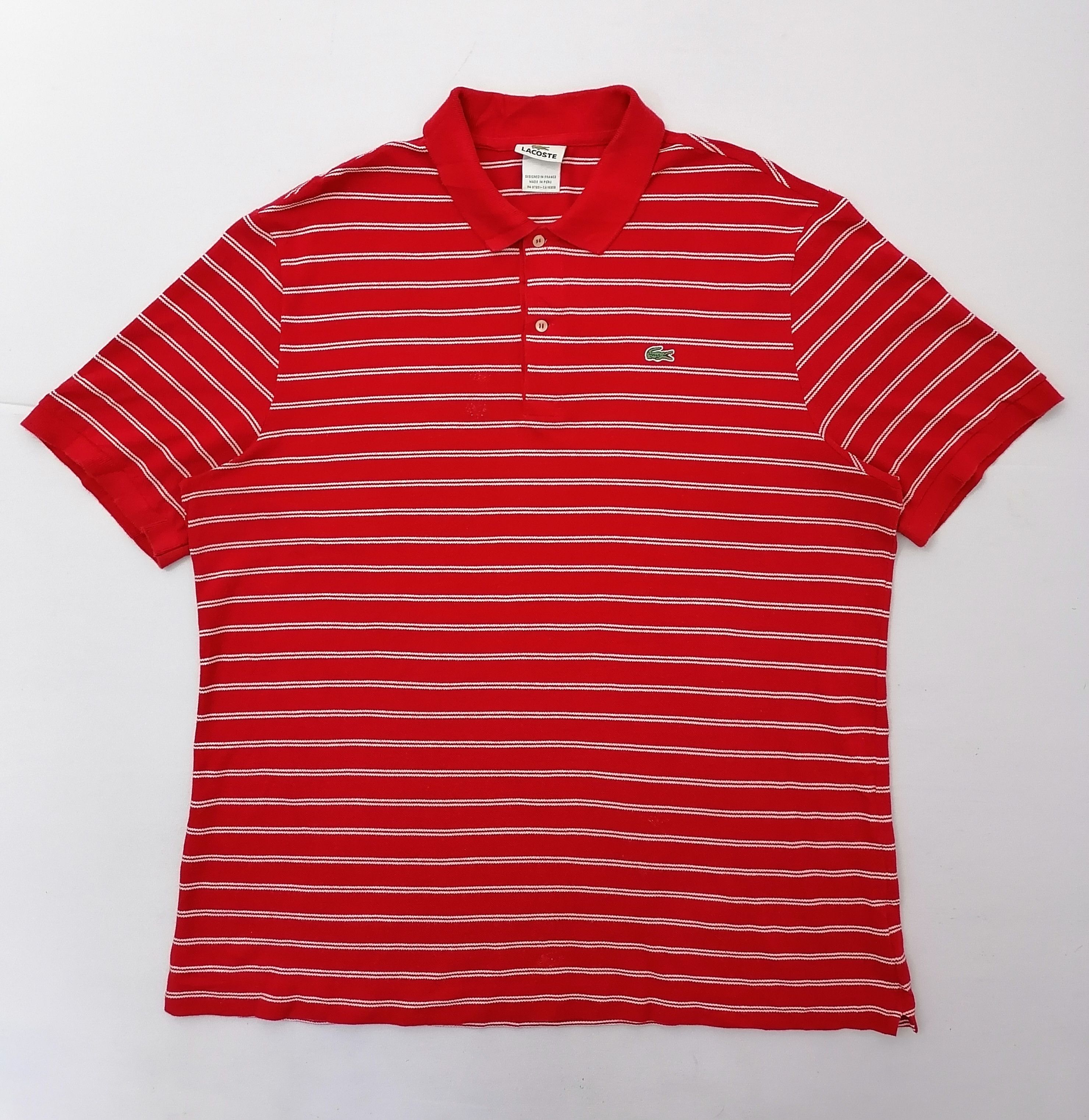 Lacoste Lacoste Polo Stripes Shirt Size US L / EU 52-54 / 3 - 1 Thumbnail