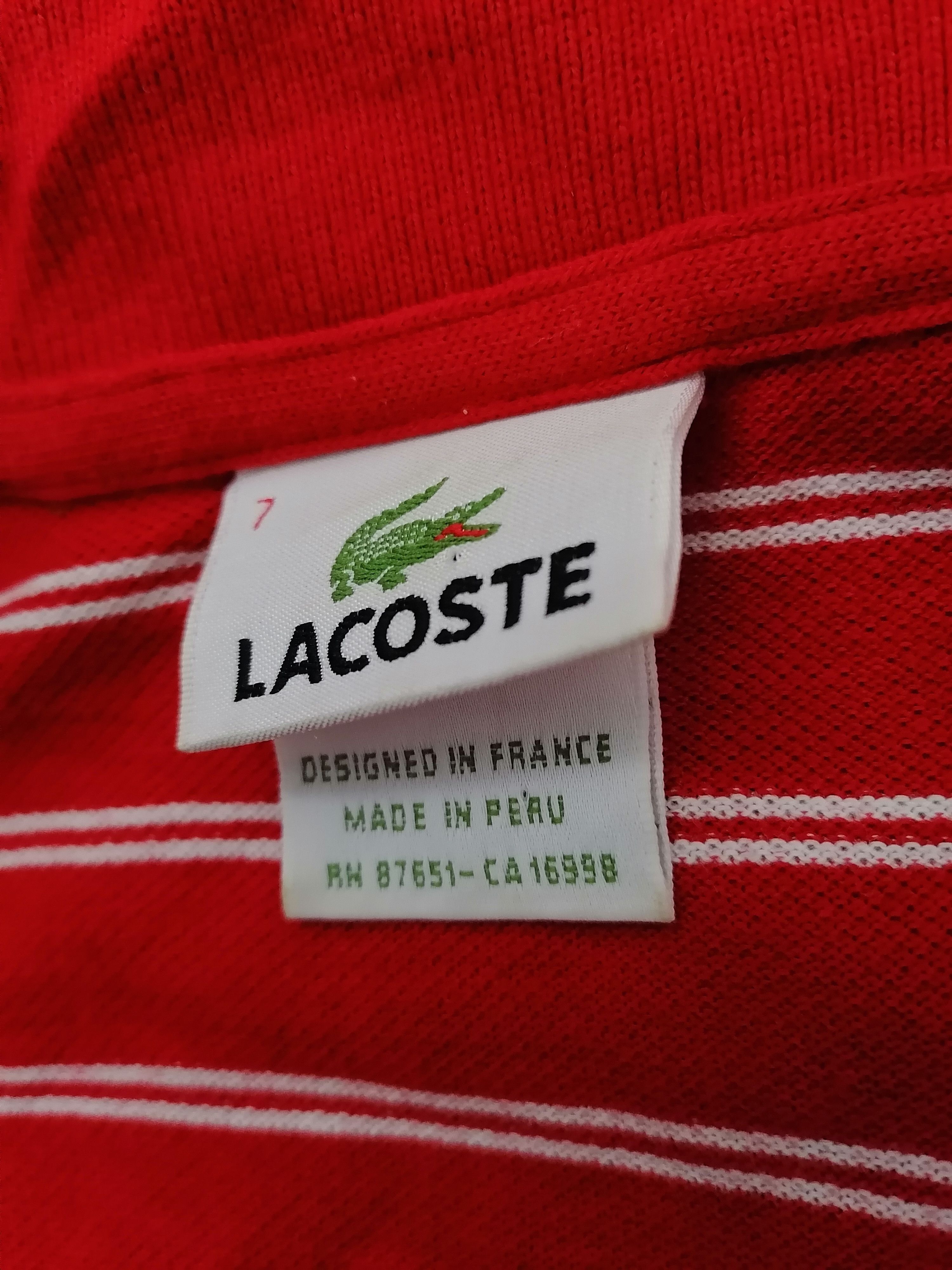 Lacoste Lacoste Polo Stripes Shirt Size US L / EU 52-54 / 3 - 3 Thumbnail