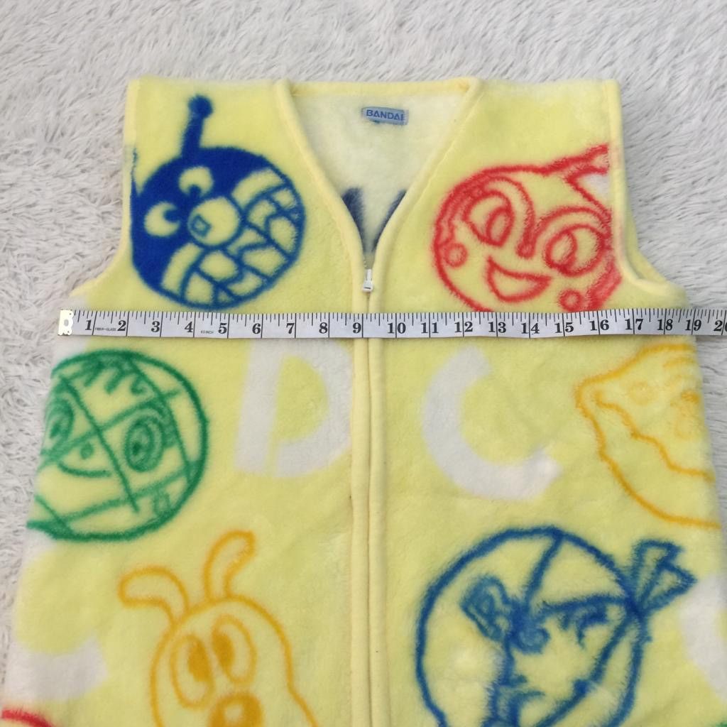 Japanese Brand Bandai Anime Anpanman Vest Fleece Made in Japan Size US S / EU 44-46 / 1 - 3 Thumbnail