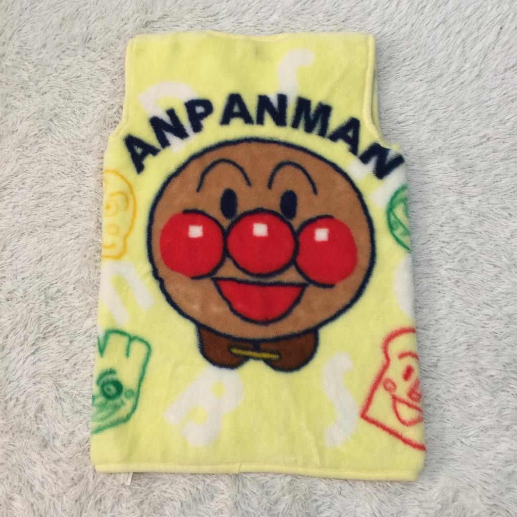 Japanese Brand Bandai Anime Anpanman Vest Fleece Made in Japan Size US S / EU 44-46 / 1 - 8 Thumbnail