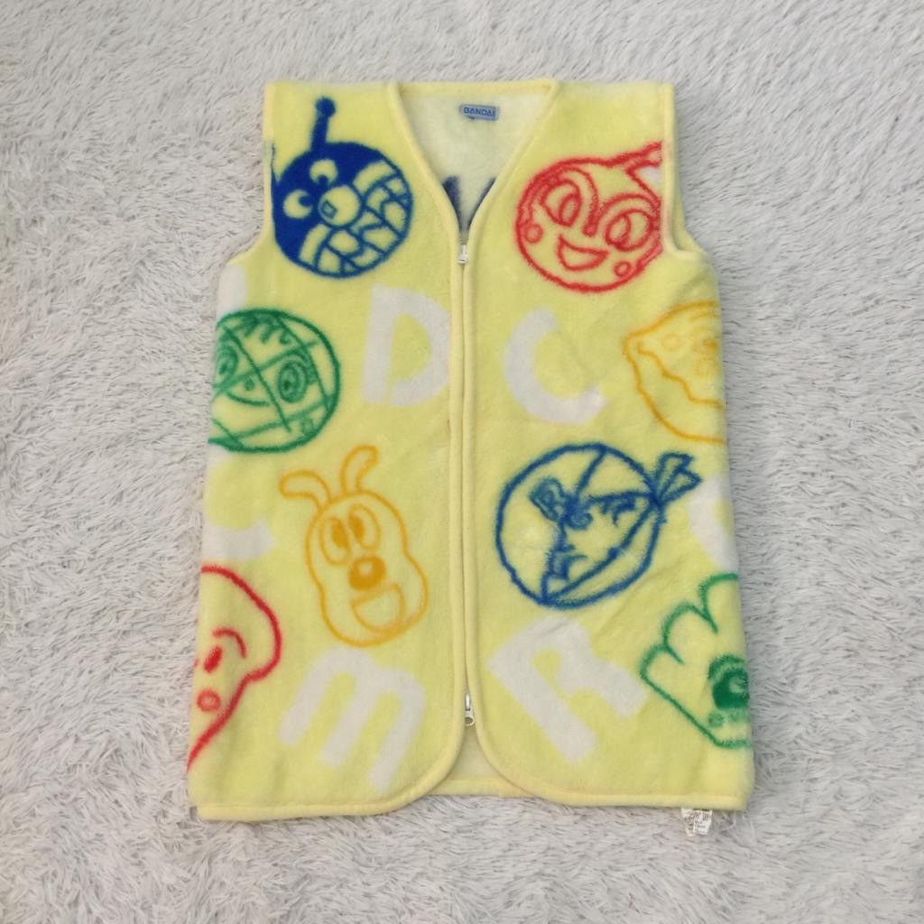 Japanese Brand Bandai Anime Anpanman Vest Fleece Made in Japan Size US S / EU 44-46 / 1 - 7 Thumbnail