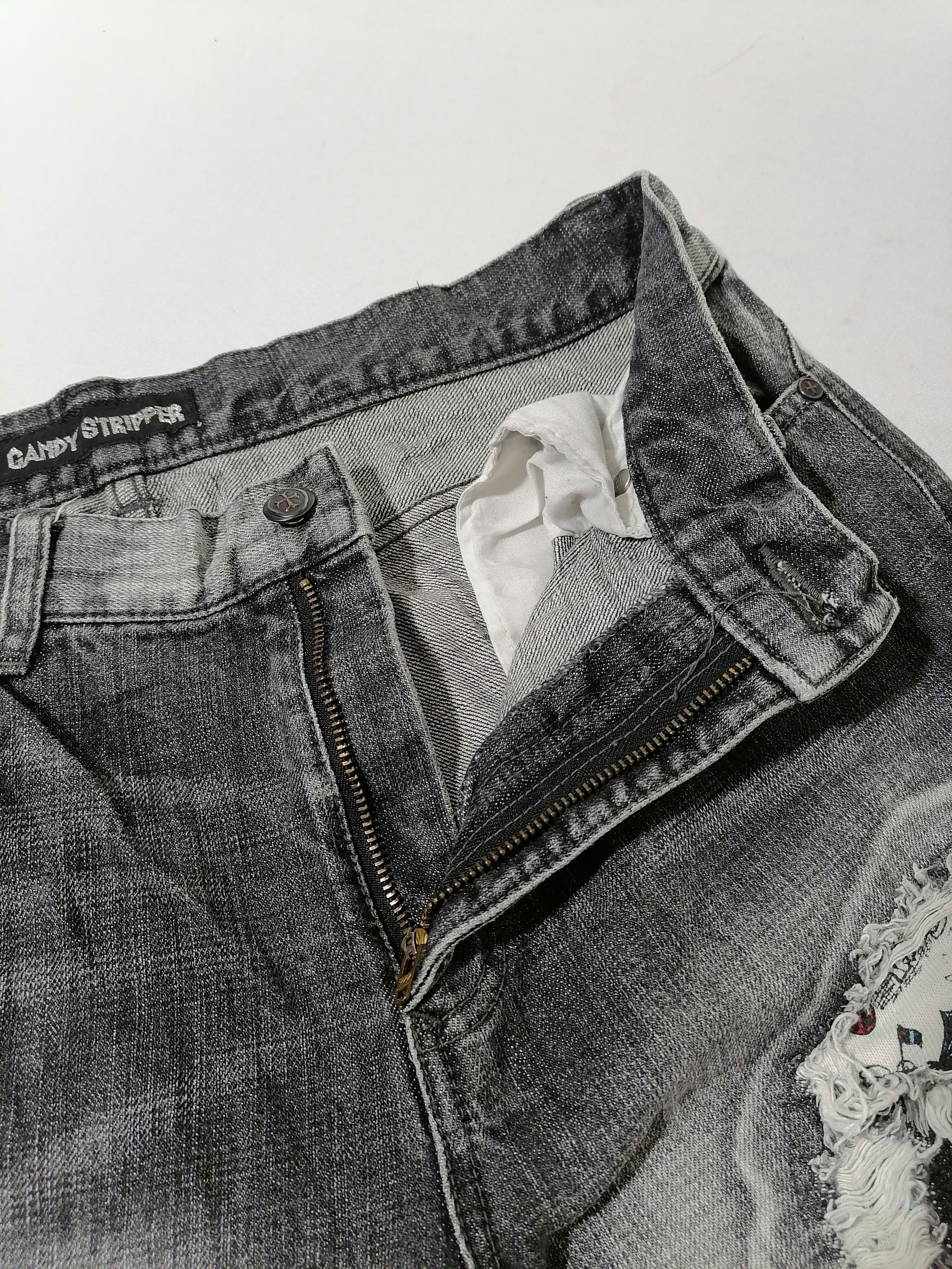 Other Candy Stripper Denim Jeans Size US 32 / EU 48 - 4 Thumbnail